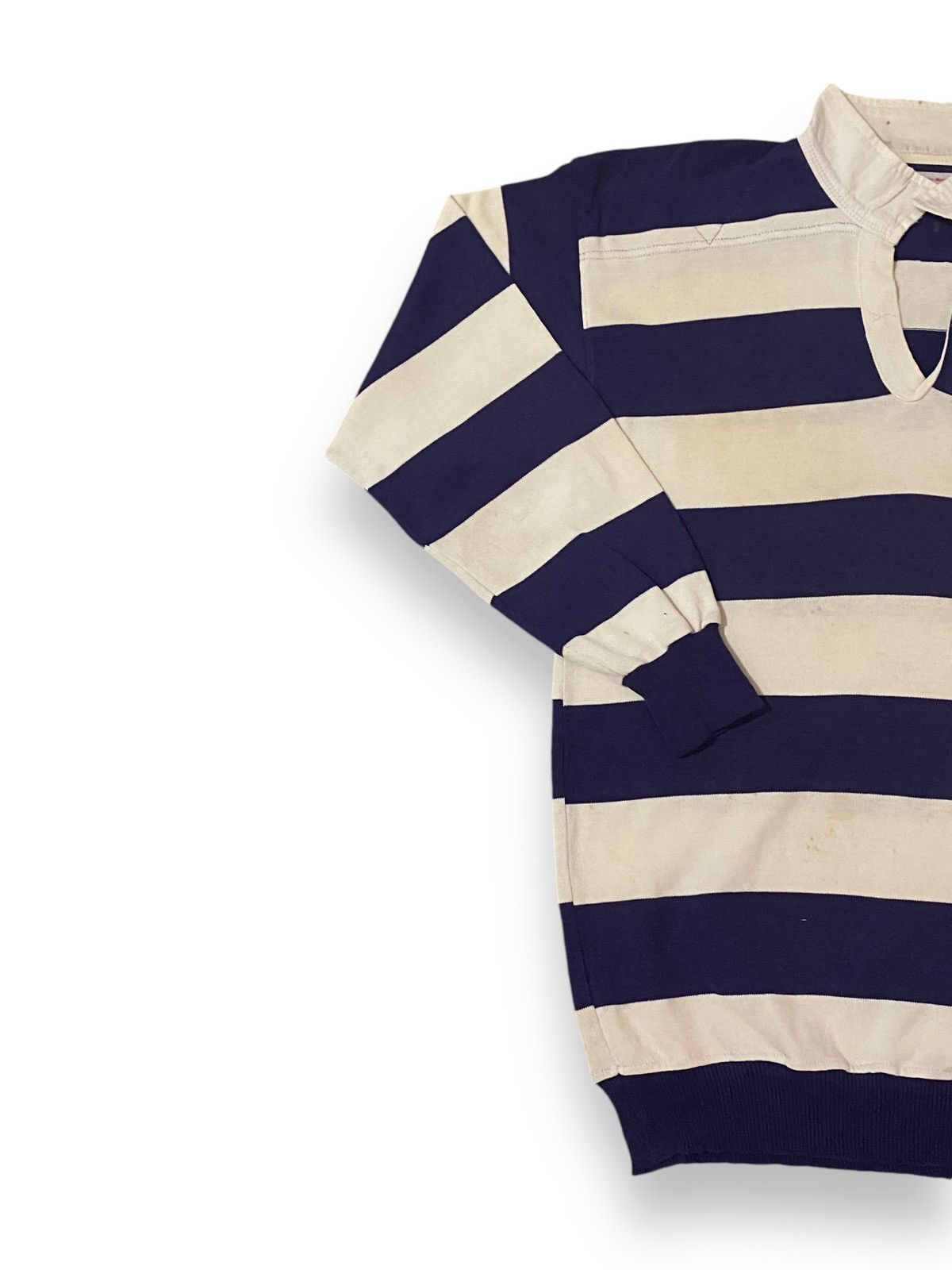 Japanese Brand CONVERT JAPAN BRAND RUGBY WEAR STRIPES COLLAR SWEATSHIRT Size US L / EU 52-54 / 3 - 2 Thumbnail