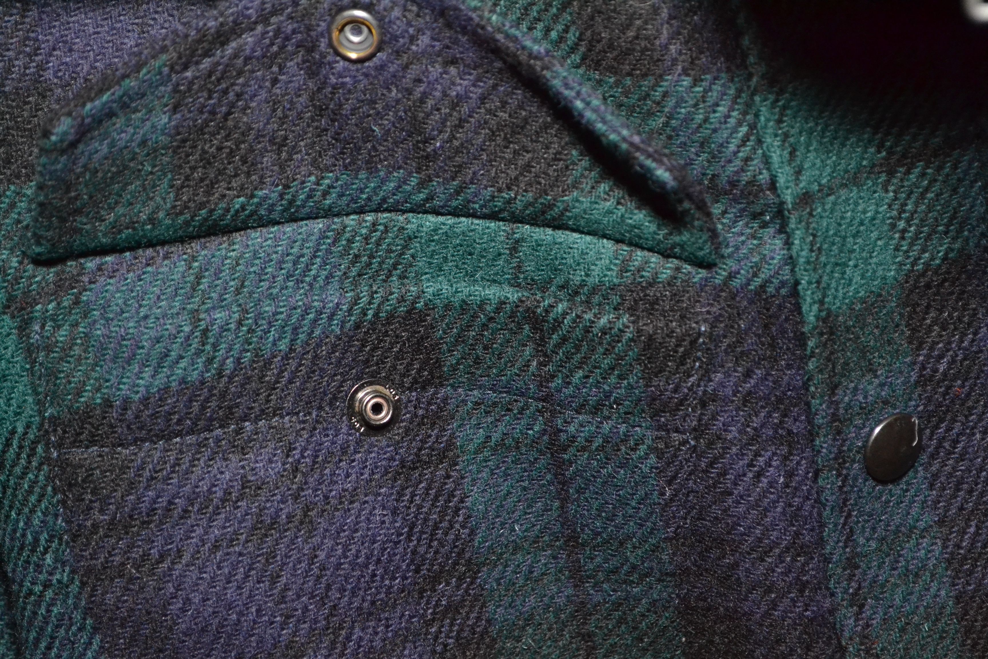 Oliver Spencer Oliver Spencer Woolen 40 size Plaid High Neck Jacket Size US L / EU 52-54 / 3 - 11 Thumbnail