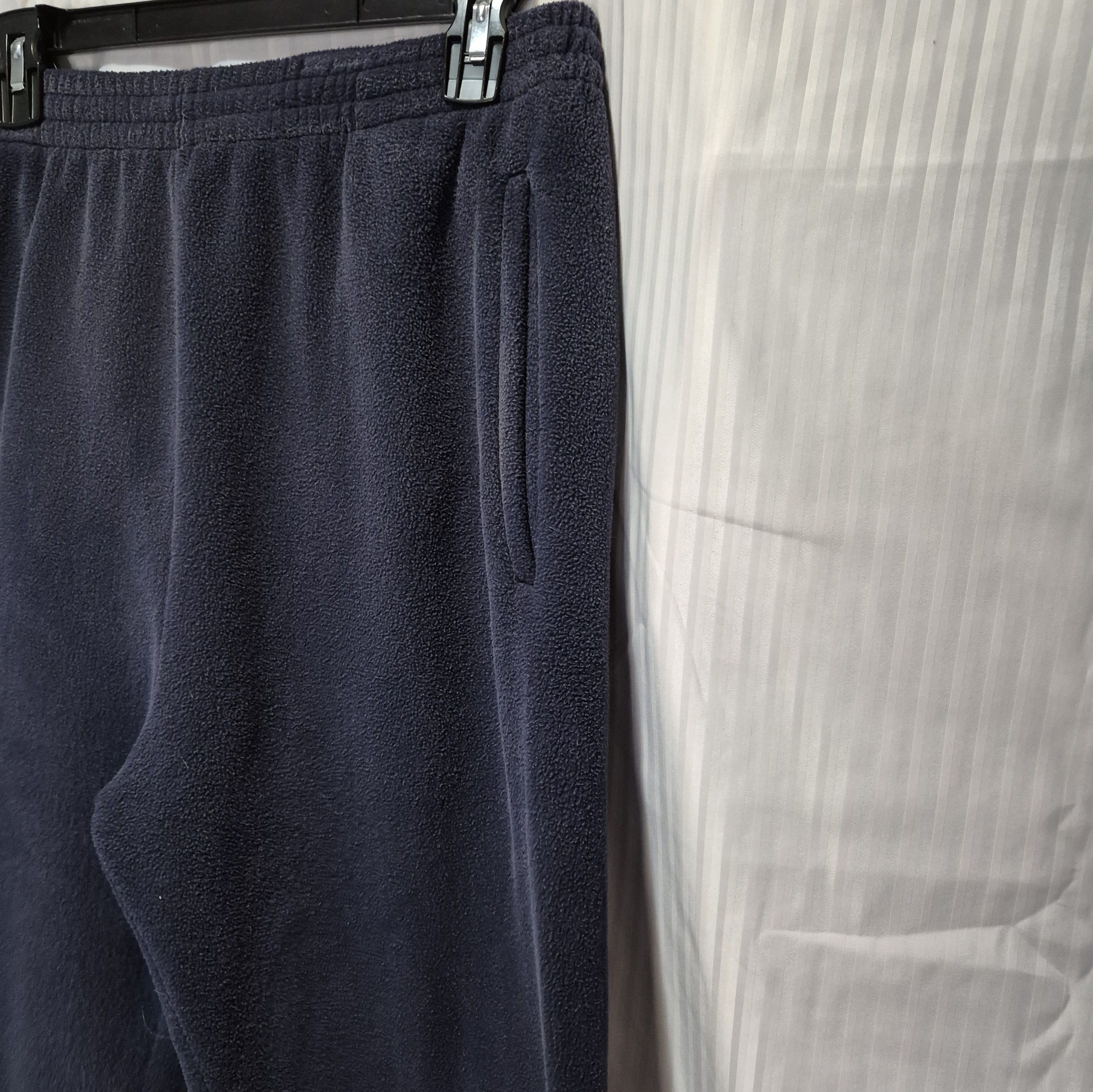 Old Navy Men's Medium Navy Relaxed Fleece Sweatpants Zippered Ankles Size US 34 / EU 50 - 3 Thumbnail