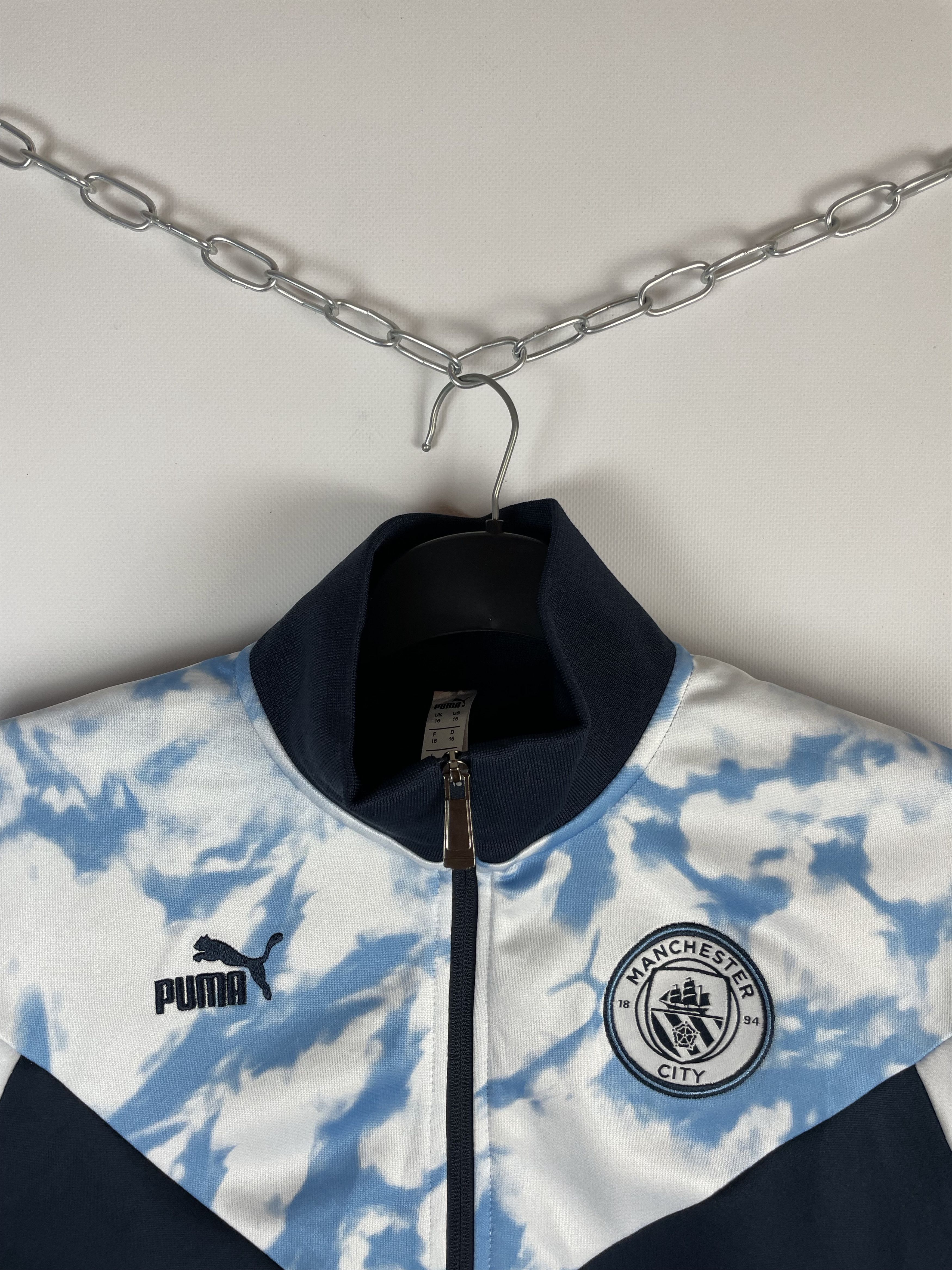 Puma × Vintage Puma Manchester City Soccer Track Top Jacket Size US S / EU 44-46 / 1 - 4 Thumbnail