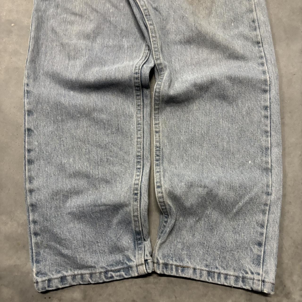 Japanese Brand × Vintage Crazy Vintage Y2K/2000s Faded Light Wash Essential Denim Jeans! Size US 33 - 6 Thumbnail
