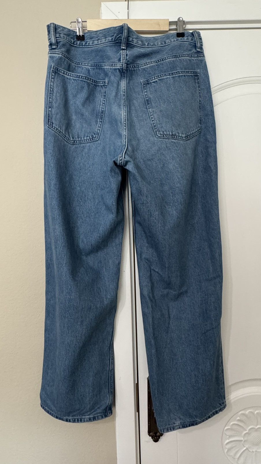 Uniqlo Uniqlo Baggy Straight Jeans Size US 34 / EU 50 - 2 Thumbnail