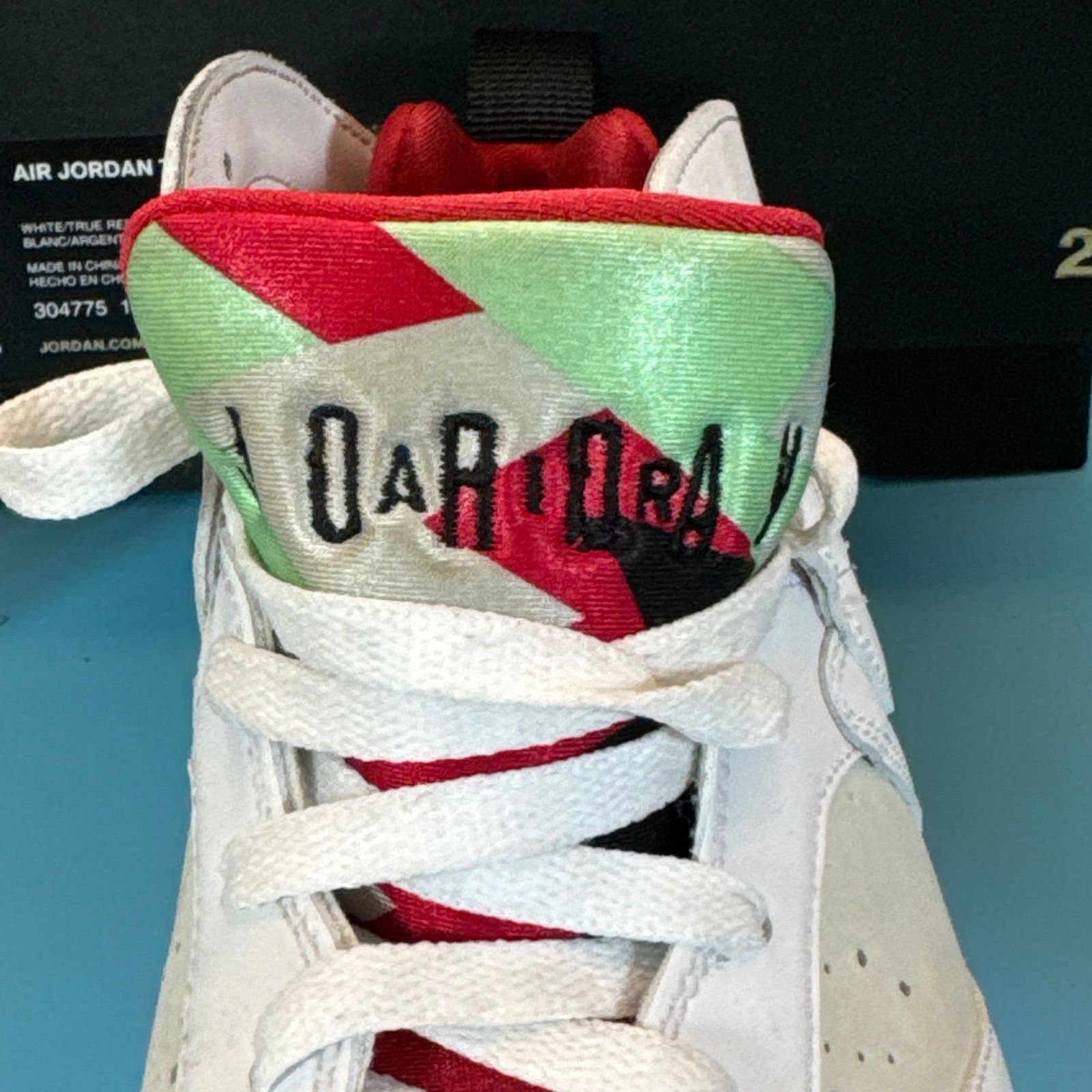 Jordan Brand Air Jordan 7 Retro 2015 Hare m9 w10.5 Size US 9 / EU 42 - 12 Thumbnail