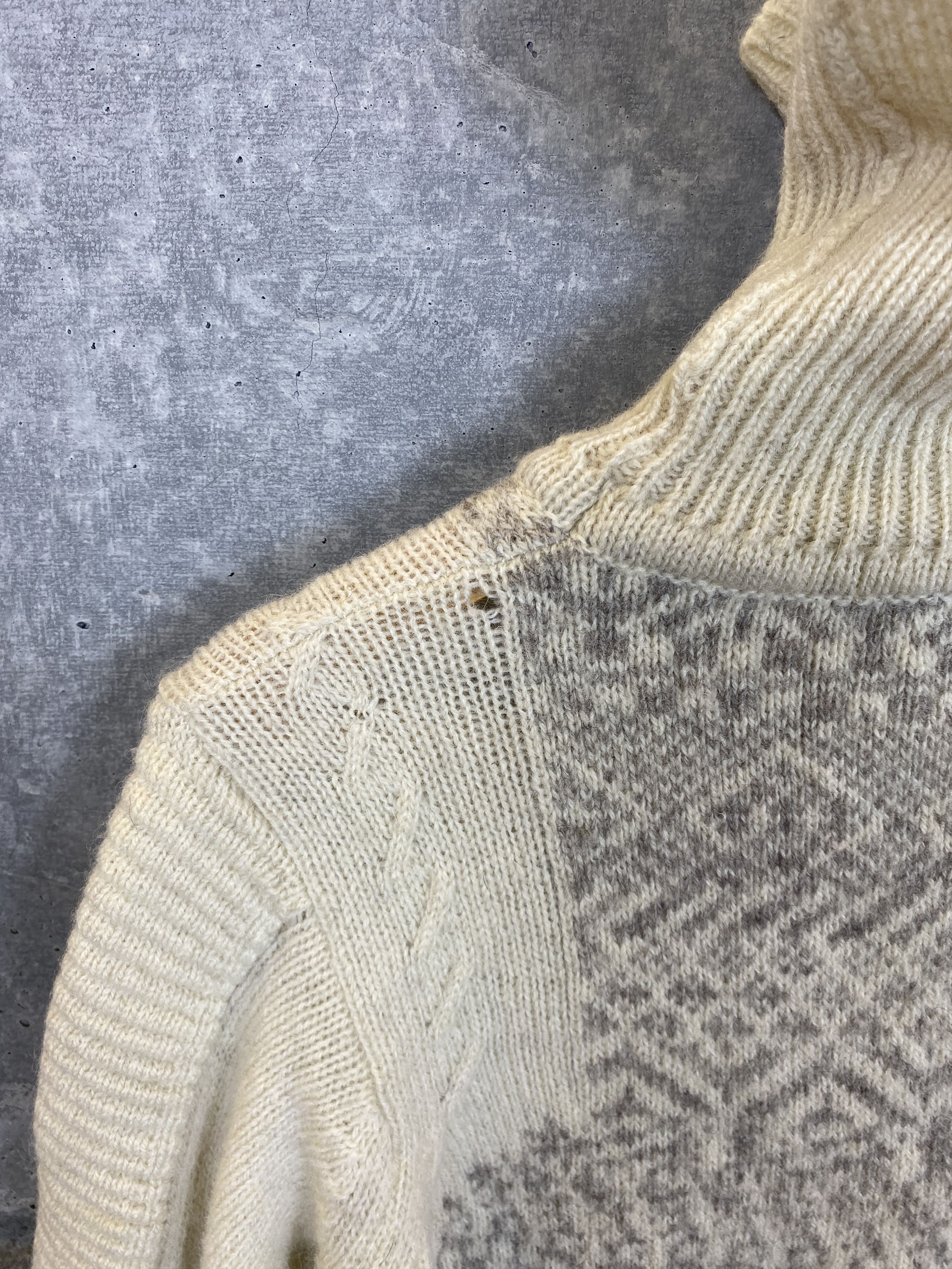 Raf Simons RAF SIMONS 2005-2006 COLLAR KNIT SWEATER Size US L / EU 52-54 / 3 - 5 Thumbnail