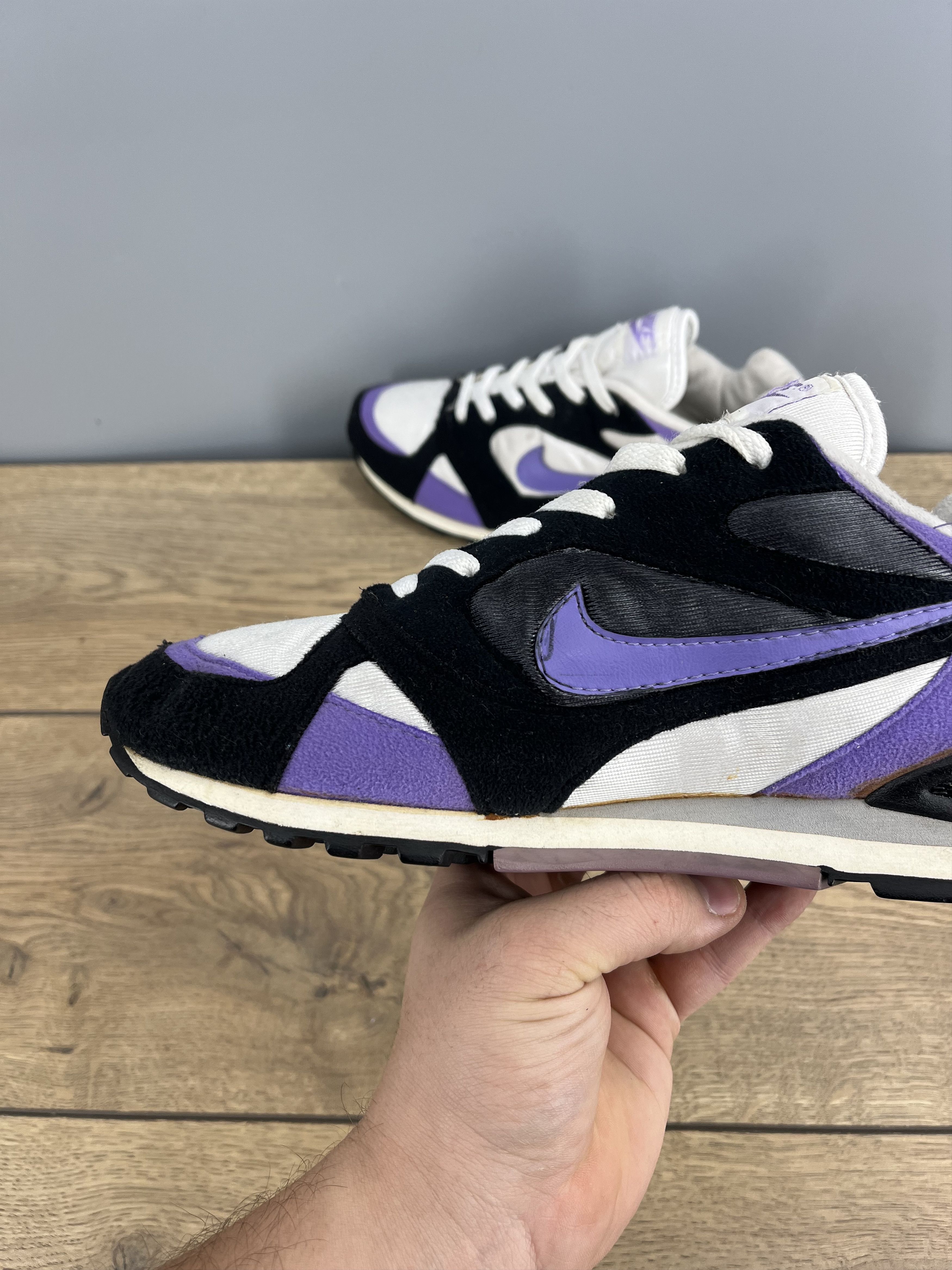 Nike Vintage Nike Air Waffle City OG Purple Black White US 7.5 Size US 7.5 / EU 40-41 - 7 Thumbnail