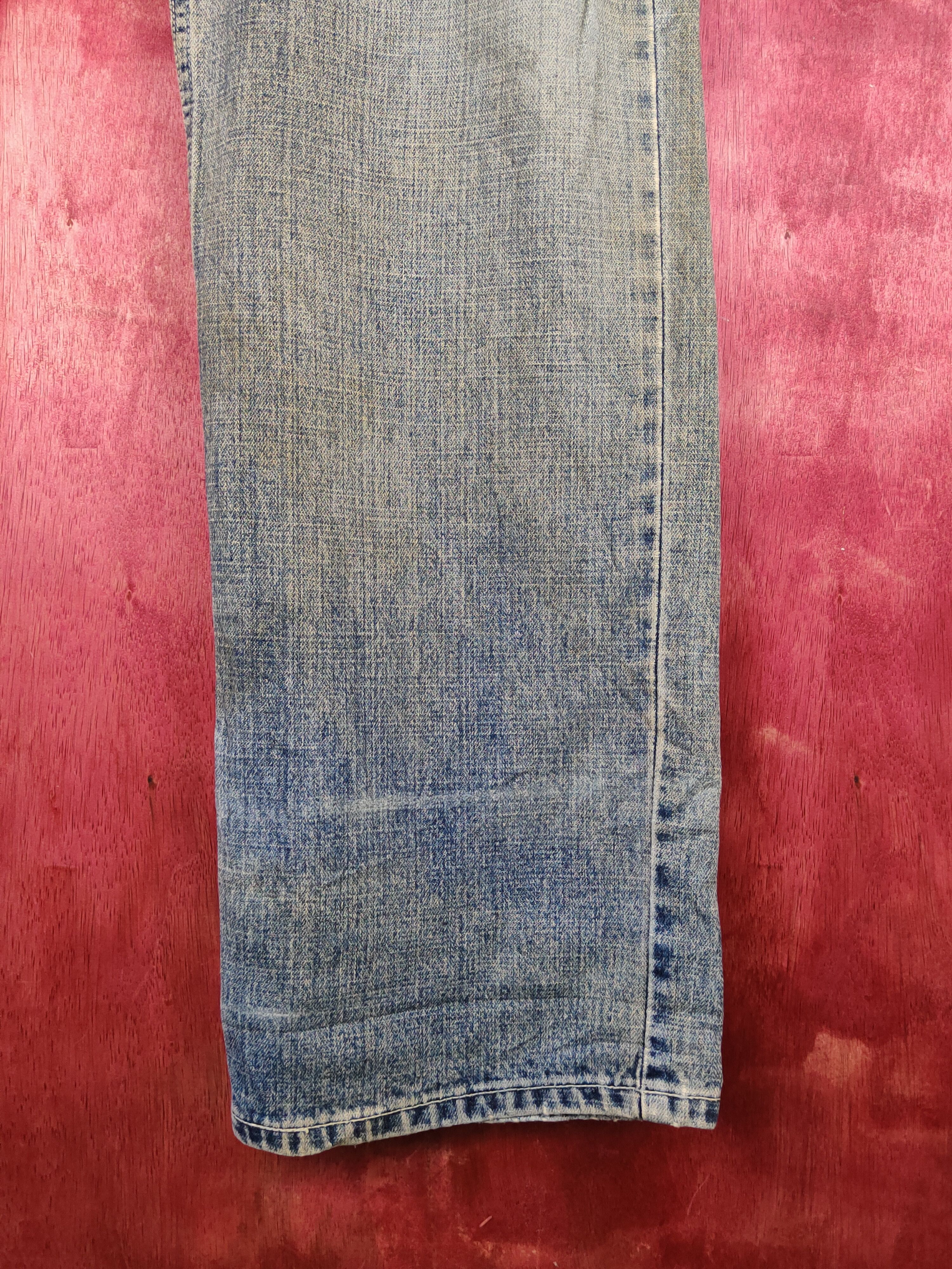 Levi's Levi's Dark Blue Faded Distressed Ripped Jeans #S1695 Size US 42 / EU 58 - 6 Thumbnail