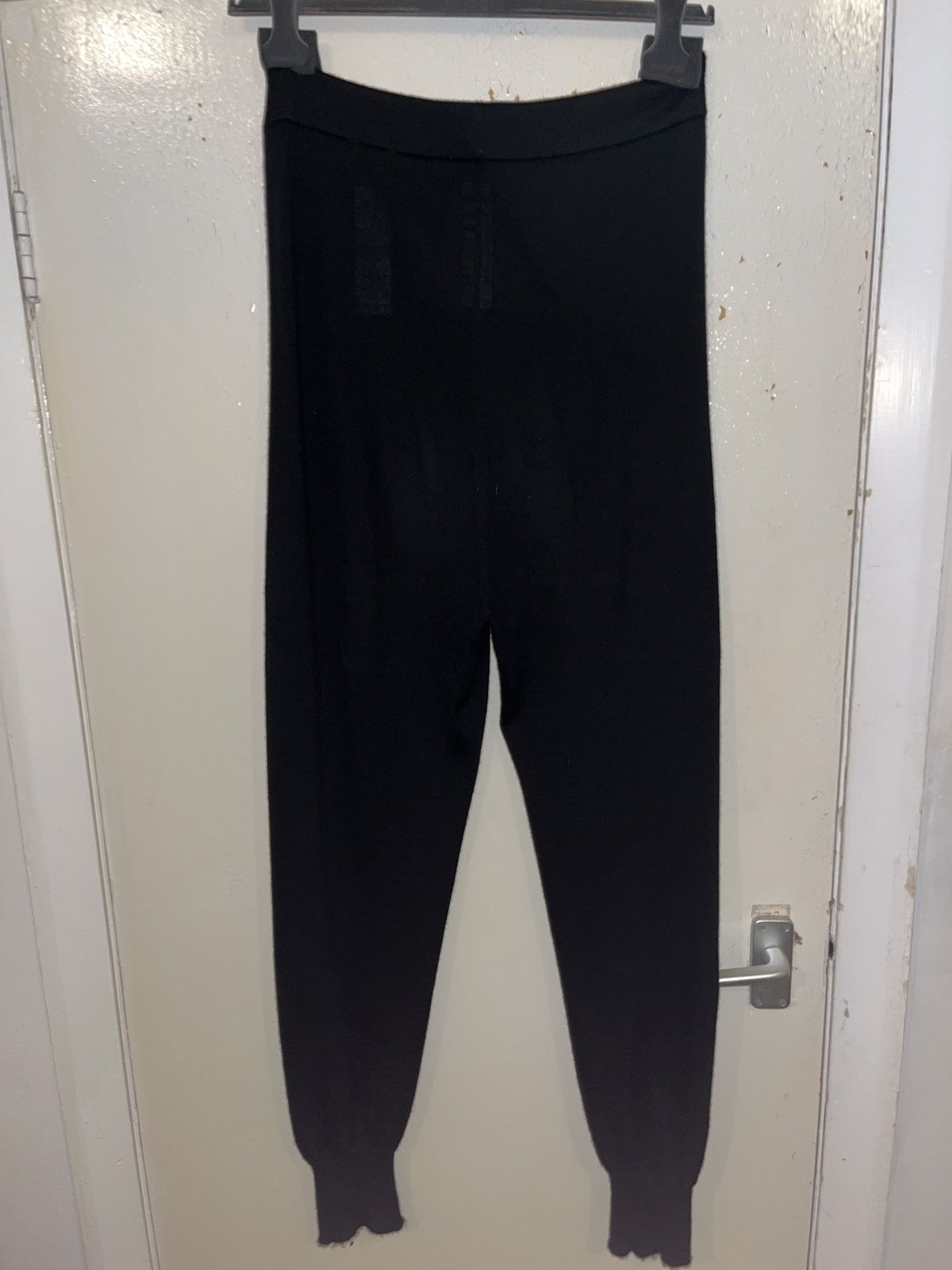 Rick Owens Rick Owens F/W 23 Luxor black cashmere sweatpants Size US 32 / EU 48 - 2 Thumbnail