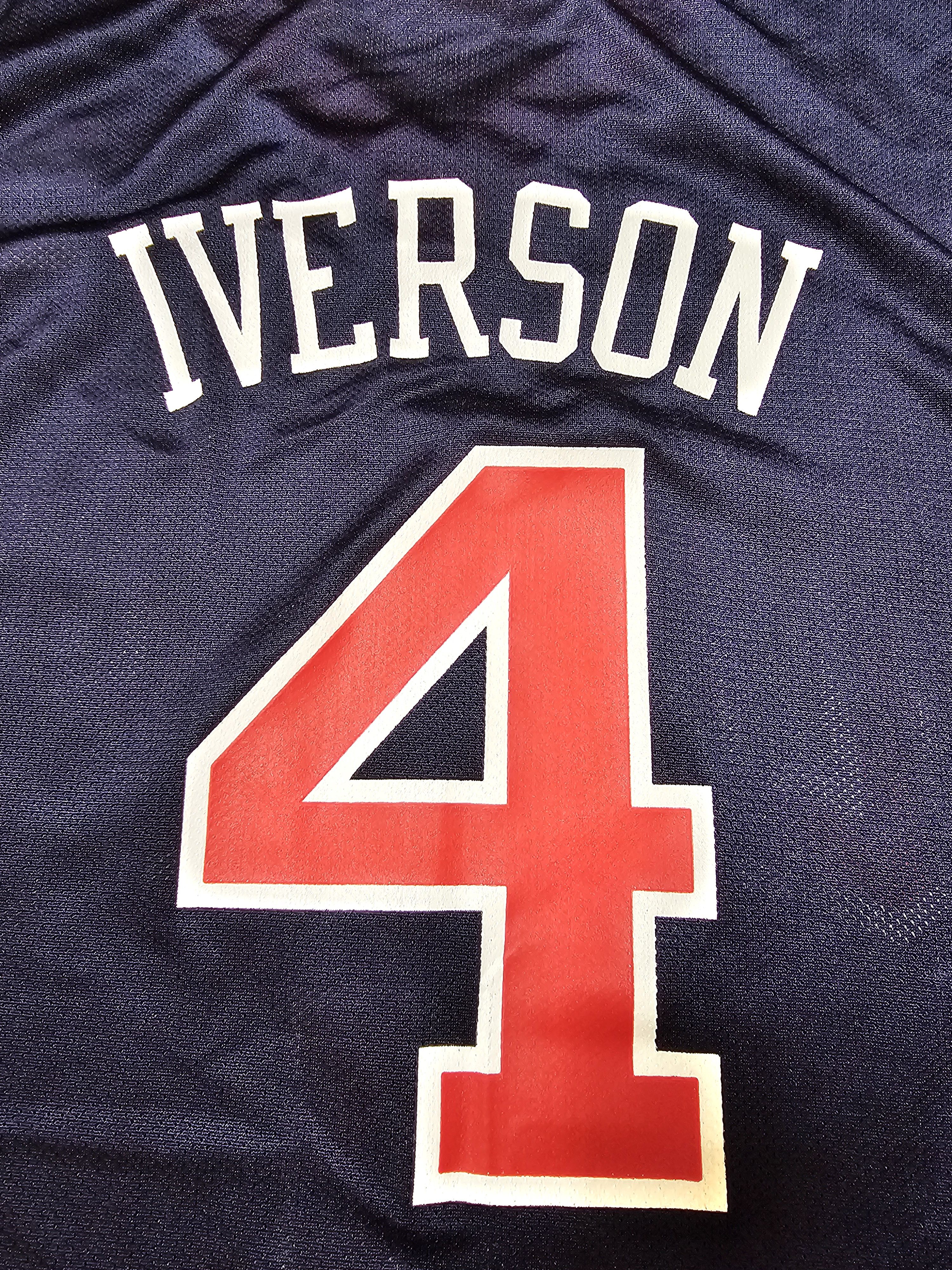 Vintage VINTAGE USA BASKETBALL JERSEY 2003 IVERSON BASKETBALL SHIRT Size US XL / EU 56 / 4 - 5 Thumbnail
