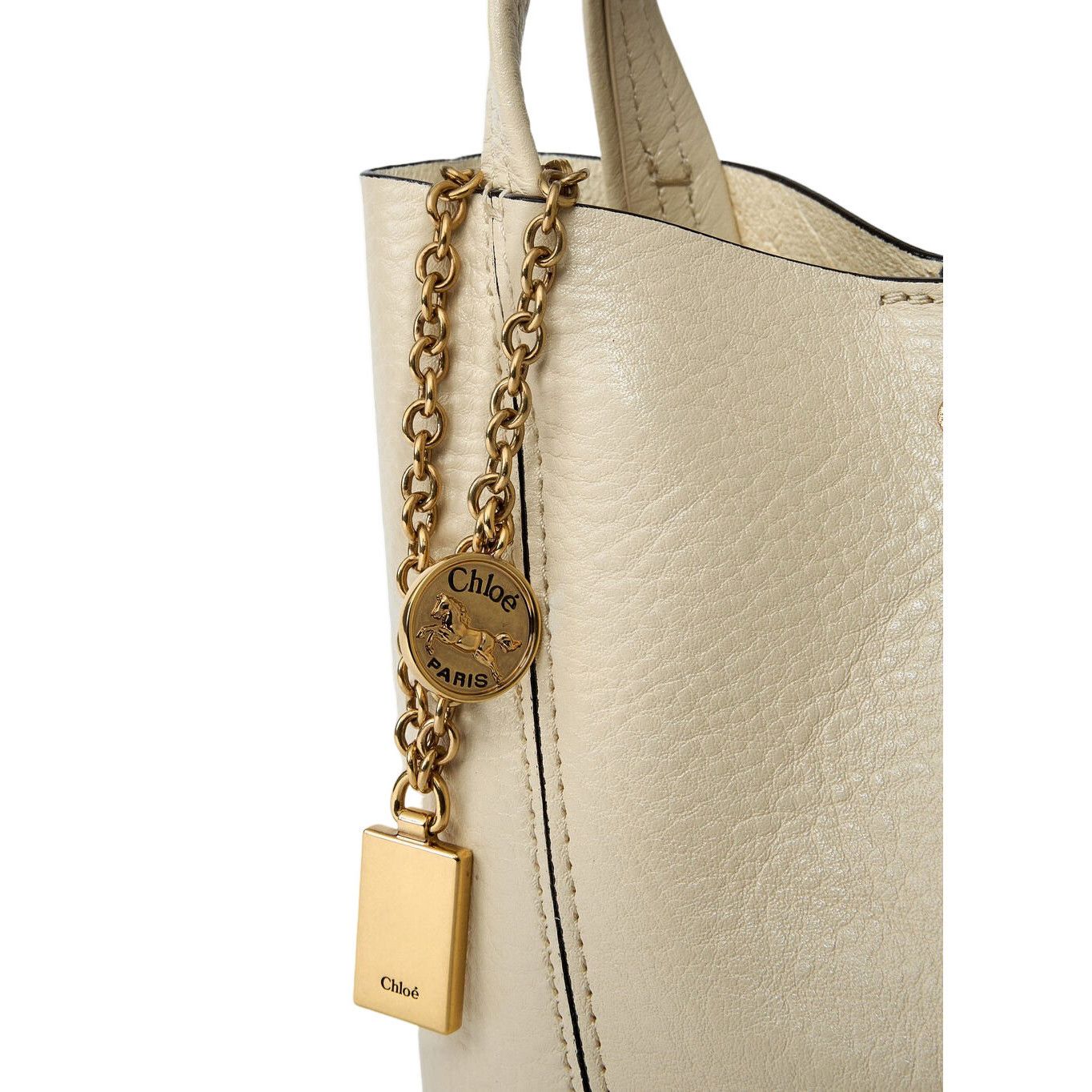 Chloe Chloe Small Spin Beige Shoulder Bag New & Authentic Size ONE SIZE - 3 Thumbnail