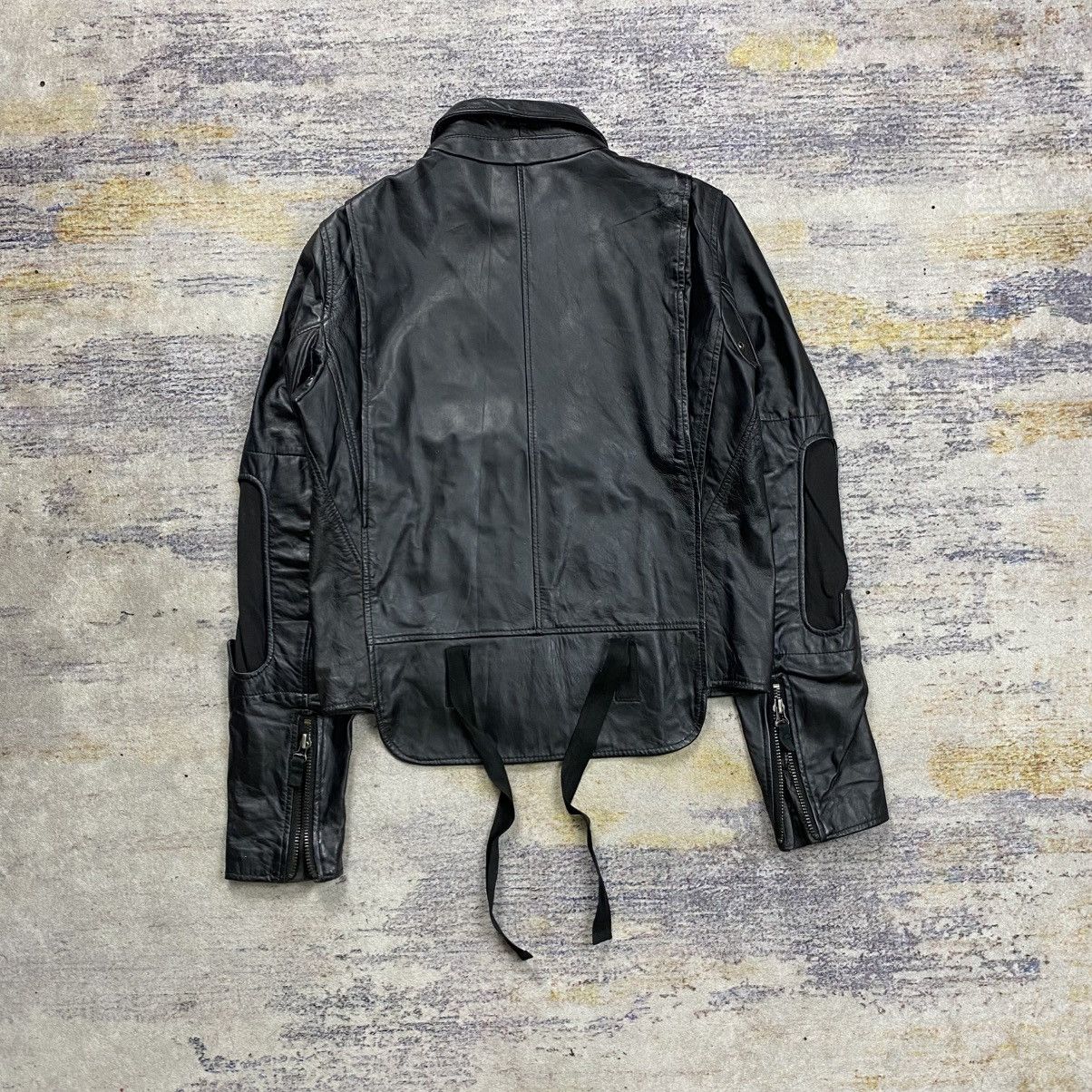 Archive Helmut Lang bikers leather jacket