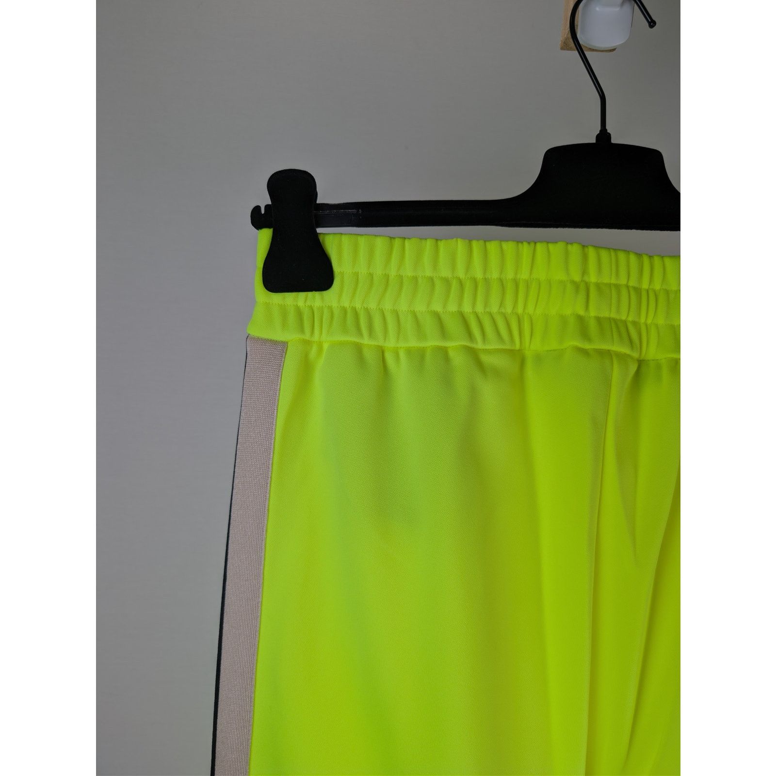 Palm Angels o1rshd1 Classic Logo Track Pants in Yellow Fluo / Off White Size US 32 / EU 48 - 15 Thumbnail
