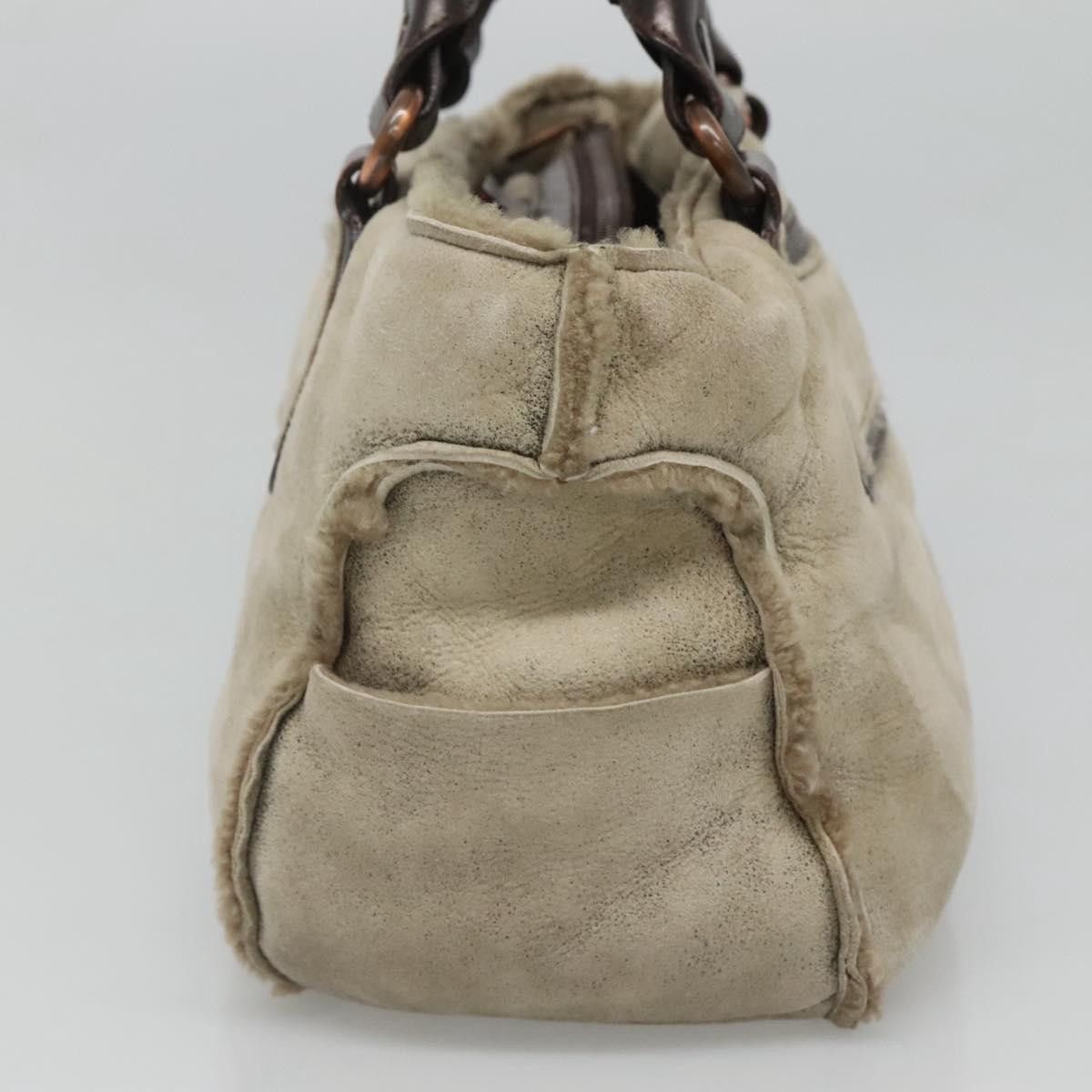 Celine CELINE Boogie Bag Hand Bag Mouton Beige Size ONE SIZE - 5 Thumbnail