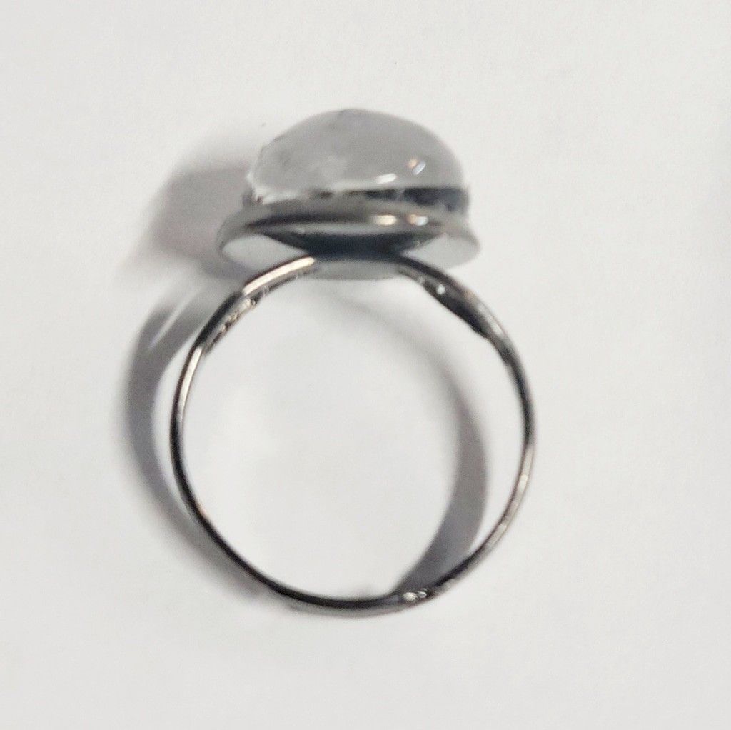 Handmade Hand crafted adjustable color changing mood ring Size ONE SIZE - 8 Thumbnail