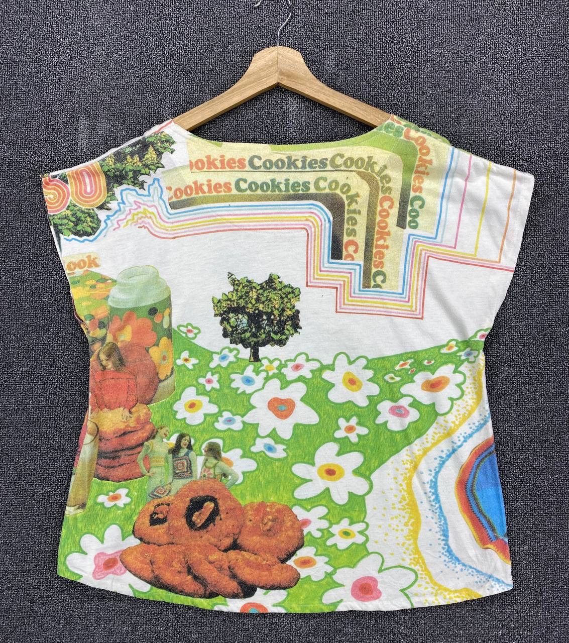 Japanese Brand Vintage Keiji Ito Rare Printed Over Print Tees T Shirts Size ONE SIZE - 8 Thumbnail