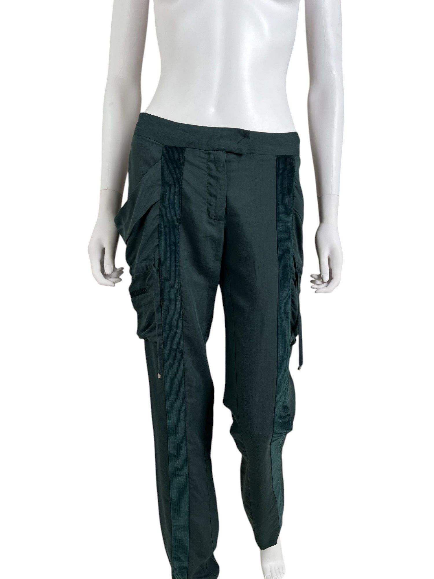 Roberto Cavalli F/W 2011 Viscosa Green Pants Size 27" / US 4 / IT 40 - 6 Thumbnail