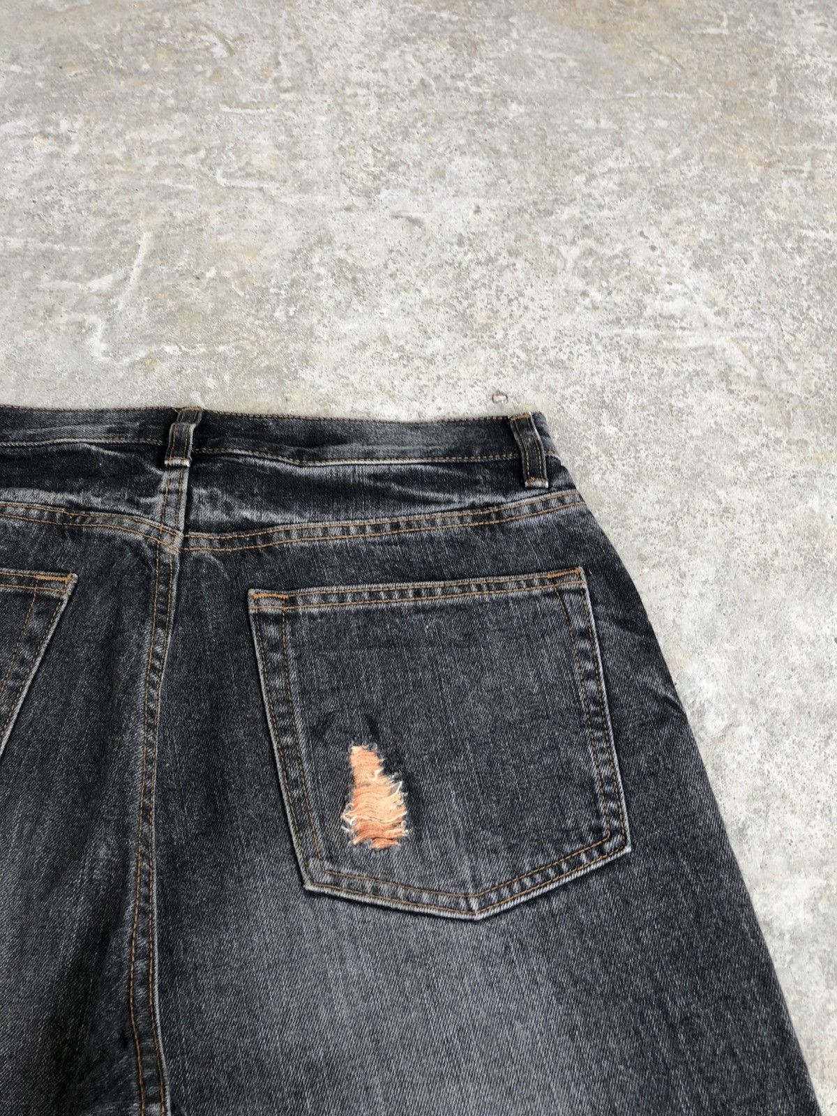 Kapital Vintage GL Heart Baggy Jeans Loose Cut Size US 33 - 16 Thumbnail
