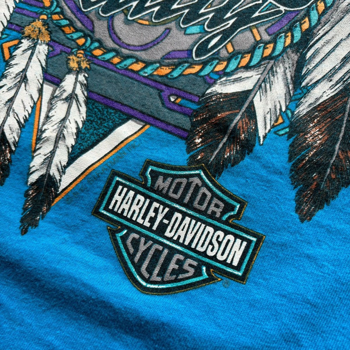 Harley Davidson × Vintage vintage 90s 1995 HARLEY DAVIDSON EAGLE SOUTH DAKOTA t-shirt Size US L / EU 52-54 / 3 - 11 Thumbnail