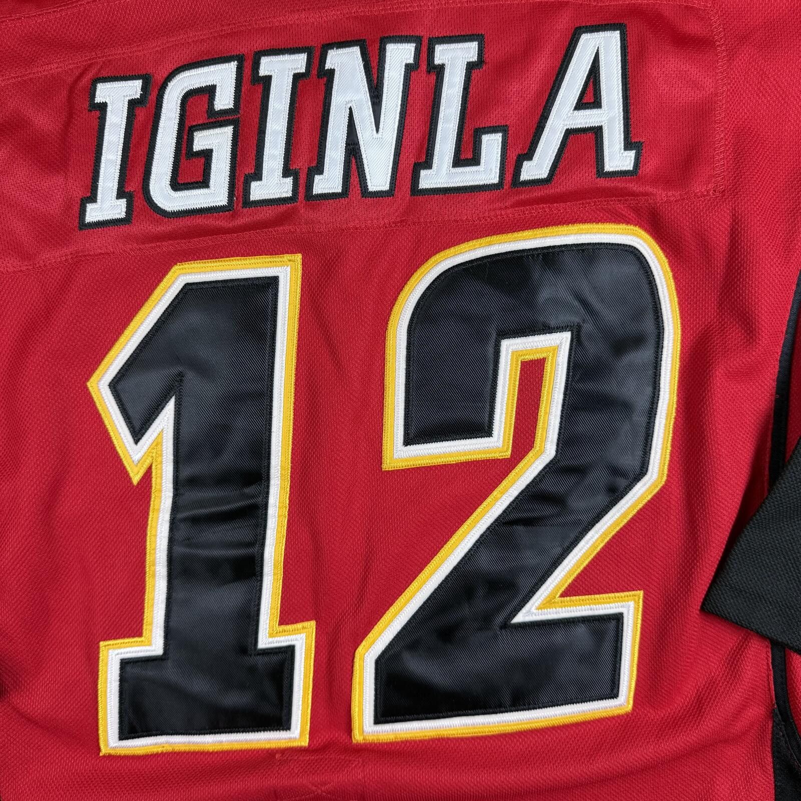 Reebok Jarome Iginla Reebok Calgary Flames Fight Strap Jersey 48 Size US M / EU 48-50 / 2 - 9 Thumbnail