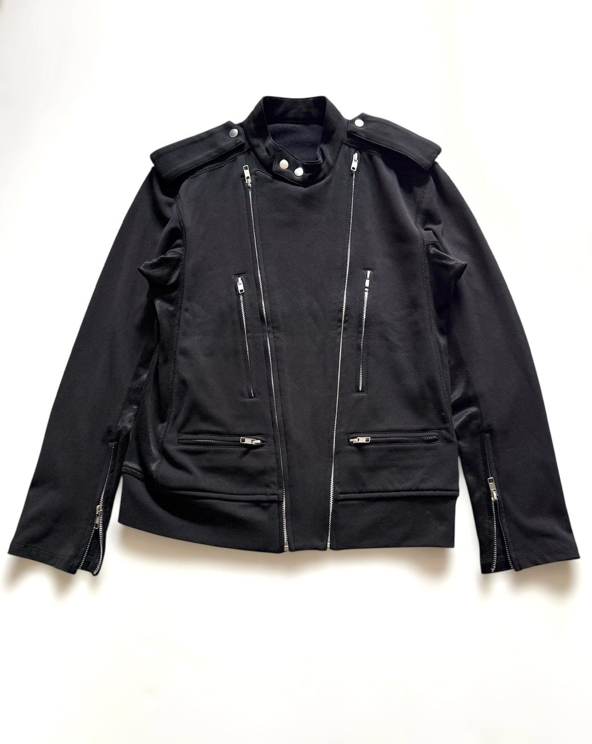 Lad Musician Lad Musician 2011’ black cotton moto jacket Size US M / EU 48-50 / 2 - 1 Thumbnail