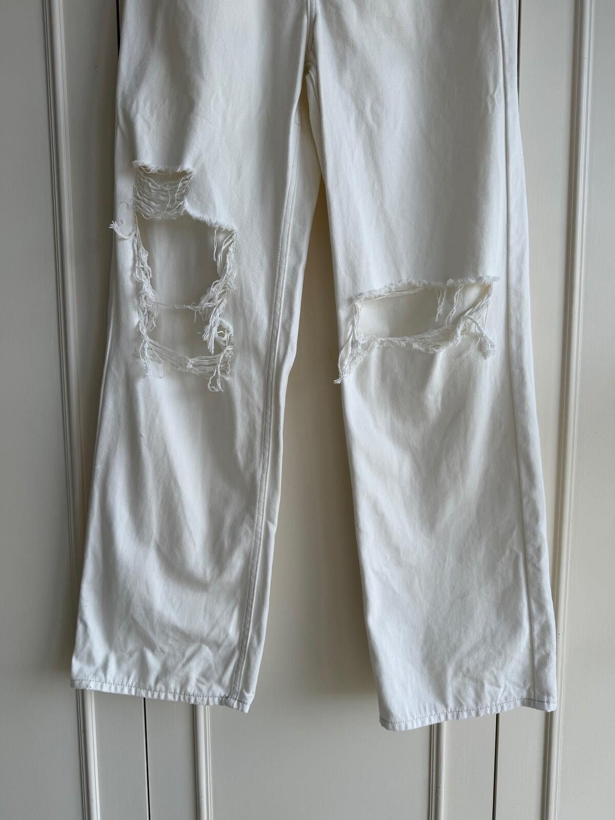 Ksubi new ksubi womens denim jeans low rider halo white 26 8 trash Size 26" / US 2 / IT 38 - 3 Thumbnail