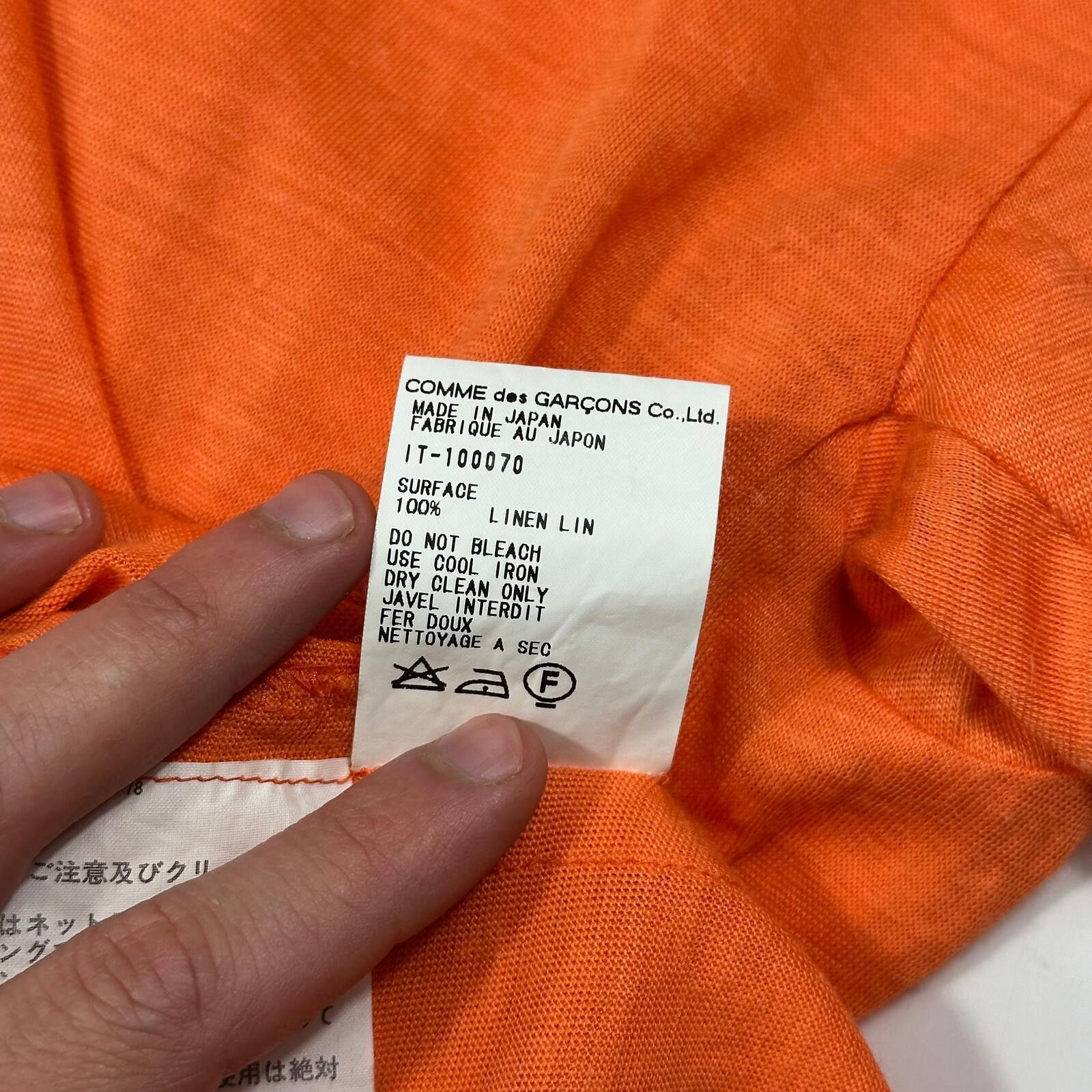 Comme des Garcons Comme Des Garçons Homme Homme 1998 Linen Sport T-shirt - S Size US S / EU 44-46 / 1 - 6 Thumbnail