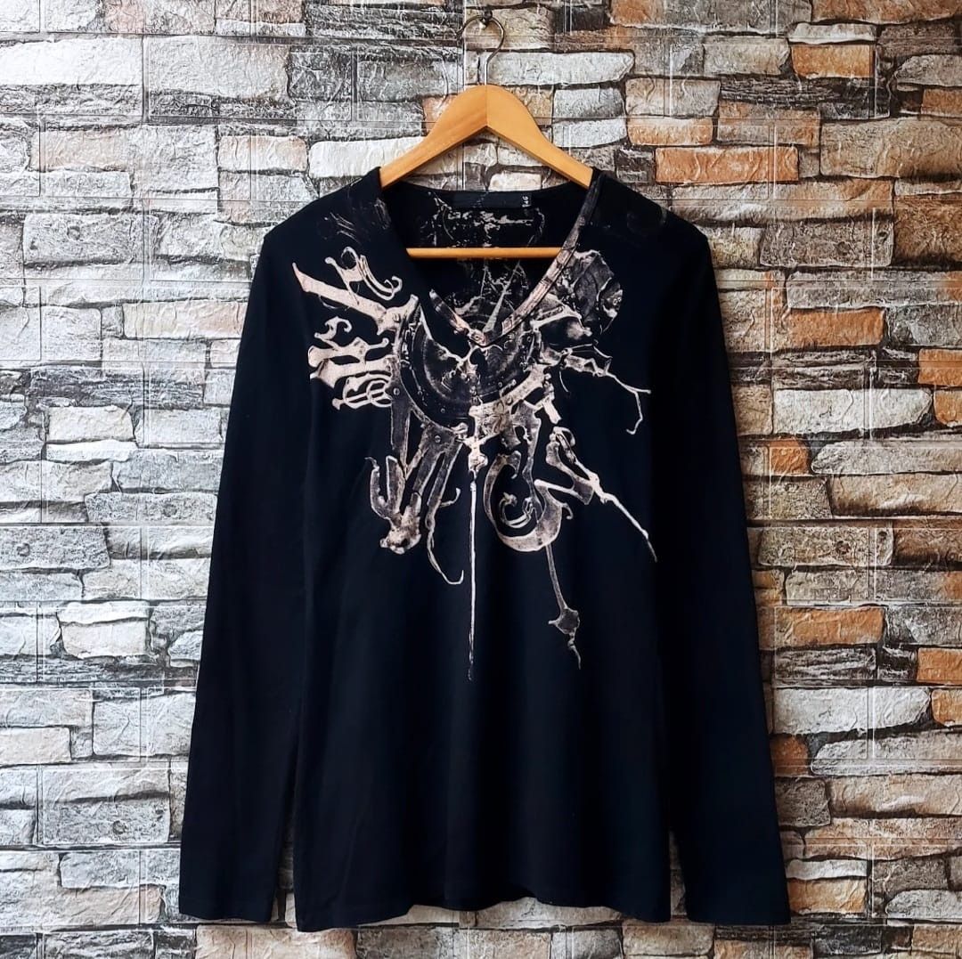 Japanese Brand Japanese Brand Fuga Vneck Long Sleeve Size US S / EU 44-46 / 1 - 1 Thumbnail