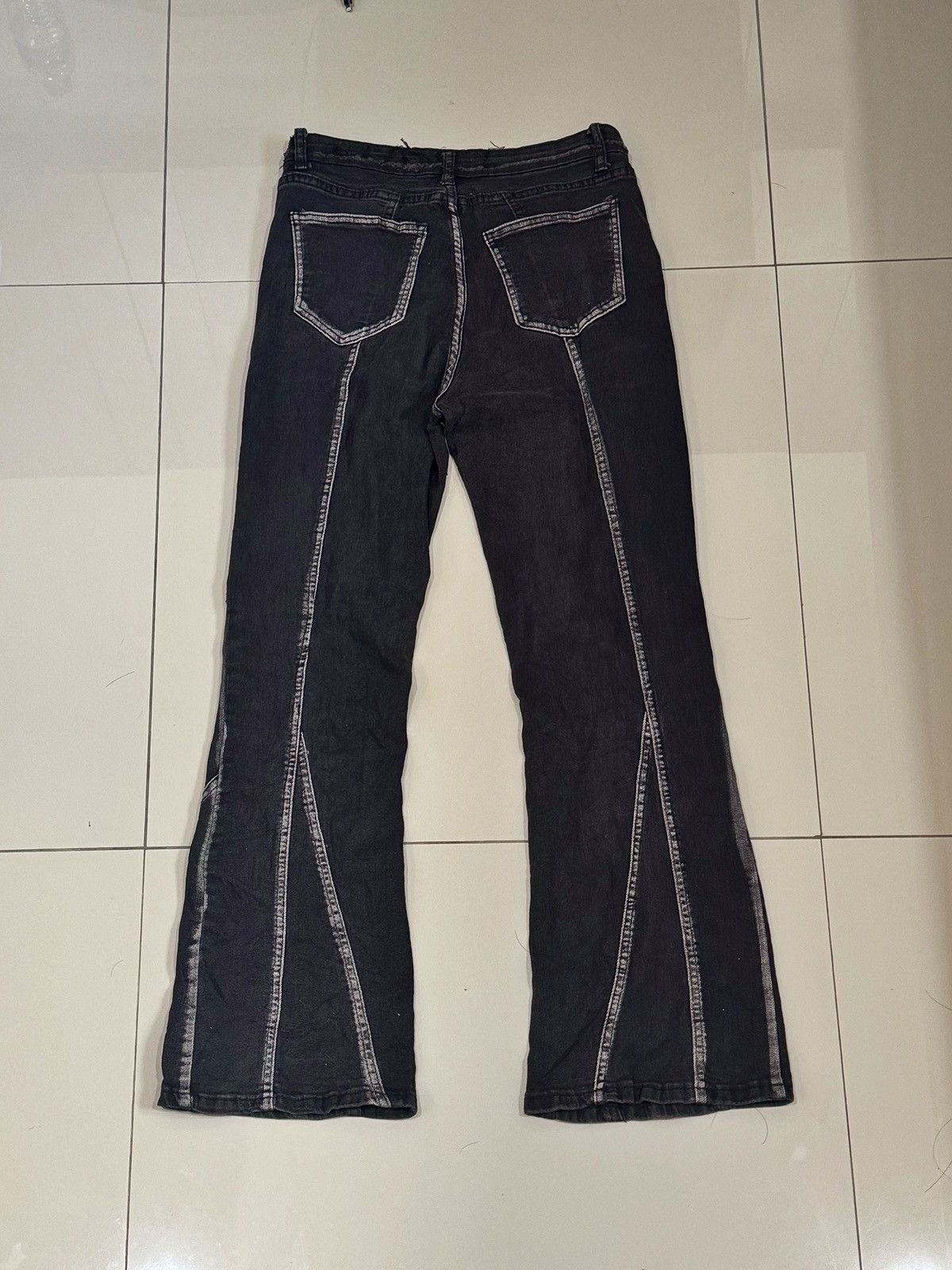KMRii Flare Denim Stretch Japanese Styled Lgb Size US 29 - 2 Thumbnail