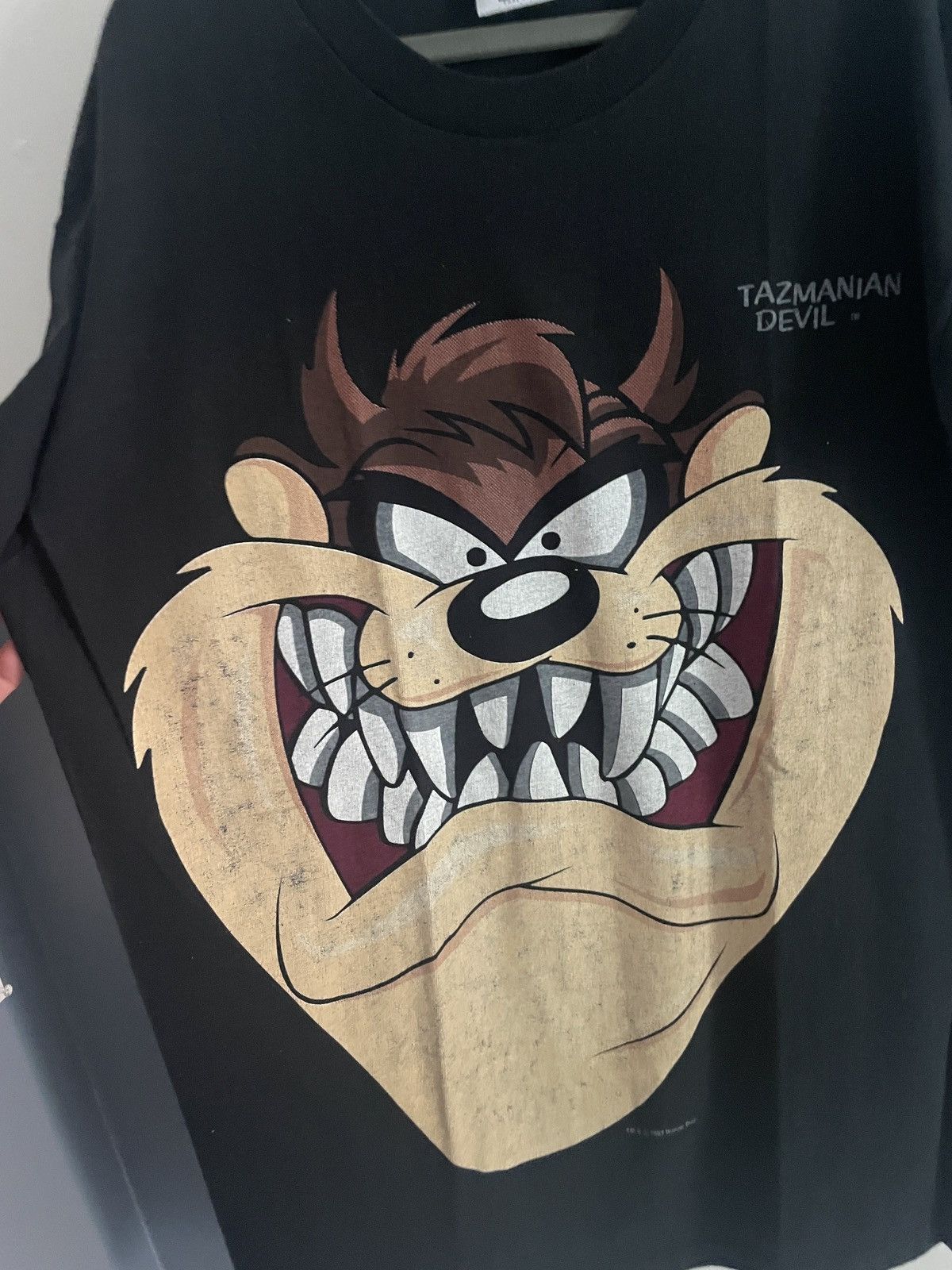 Lee × Vintage × Warner Bros Vintage 1990s Tazmainia Devil Tee Large Size US L / EU 52-54 / 3 - 1 Thumbnail