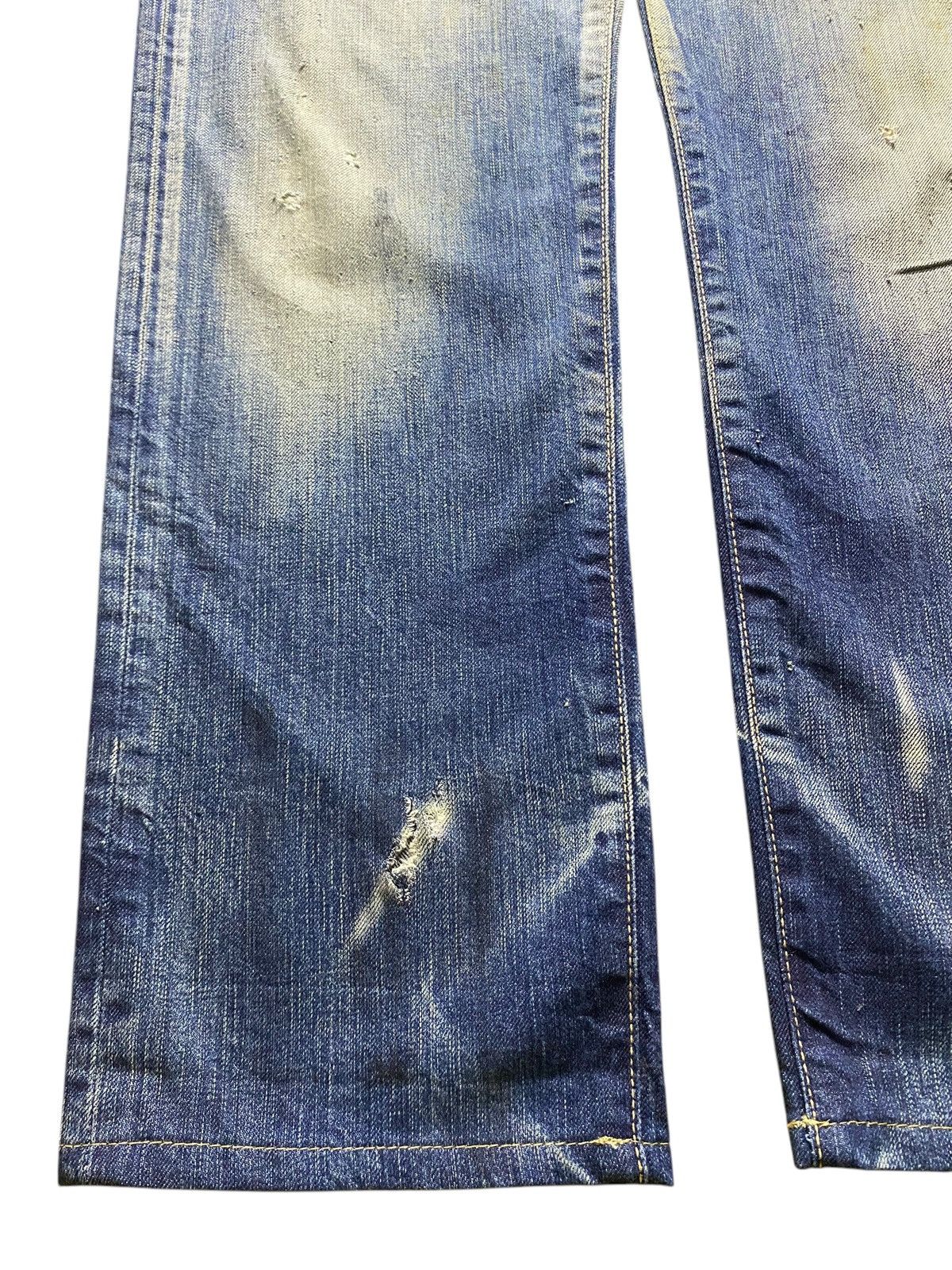Edwin Edwin Vintage Special Unique Fade Distressed Loose Jeans Size US 30 / EU 46 - 9 Thumbnail