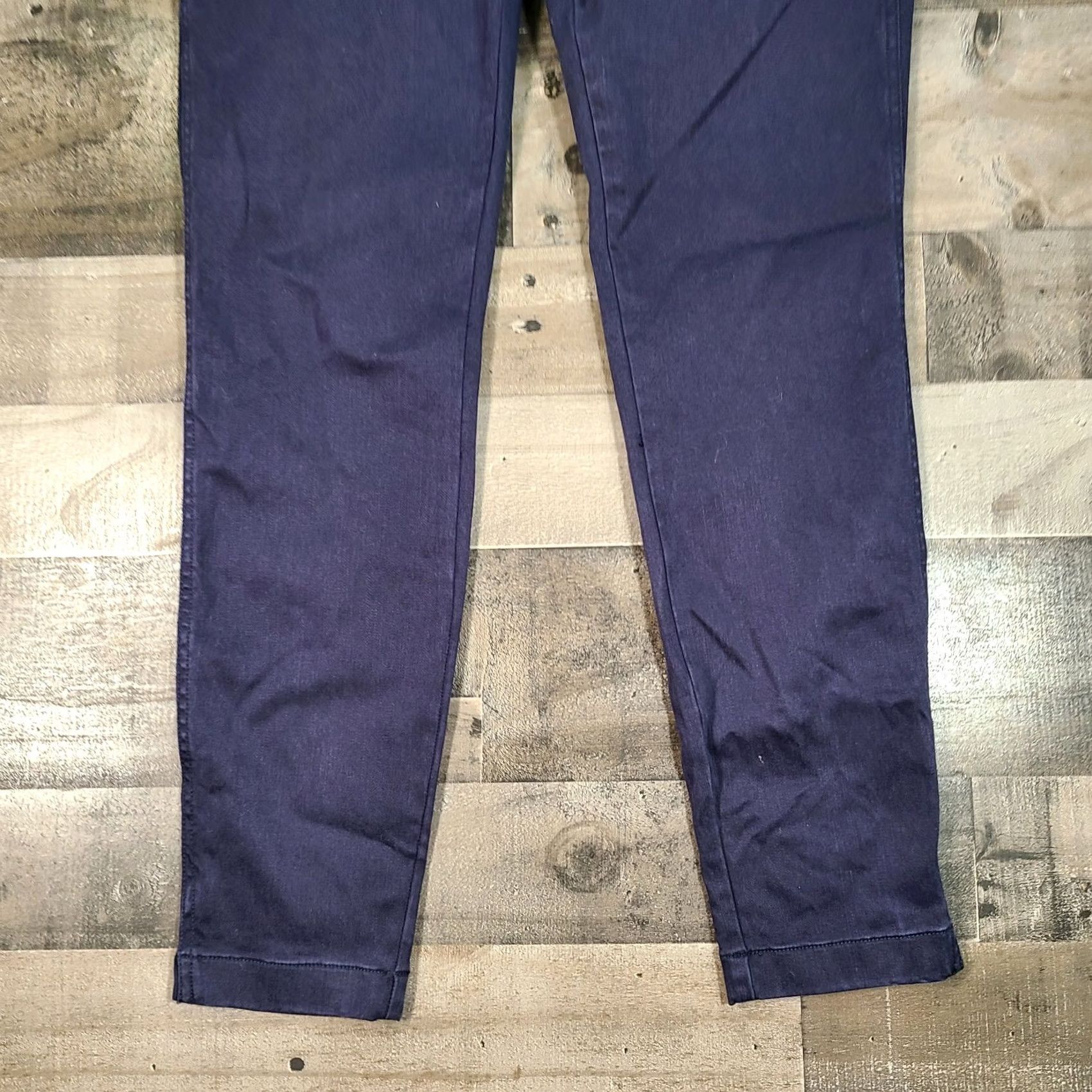 J.Crew J.Crew Pants Womens Blue Chino Skinny Mid-Rise Flat Front Zip Closure Pockets 30 Size 30" / US 8 / IT 44 - 7 Thumbnail