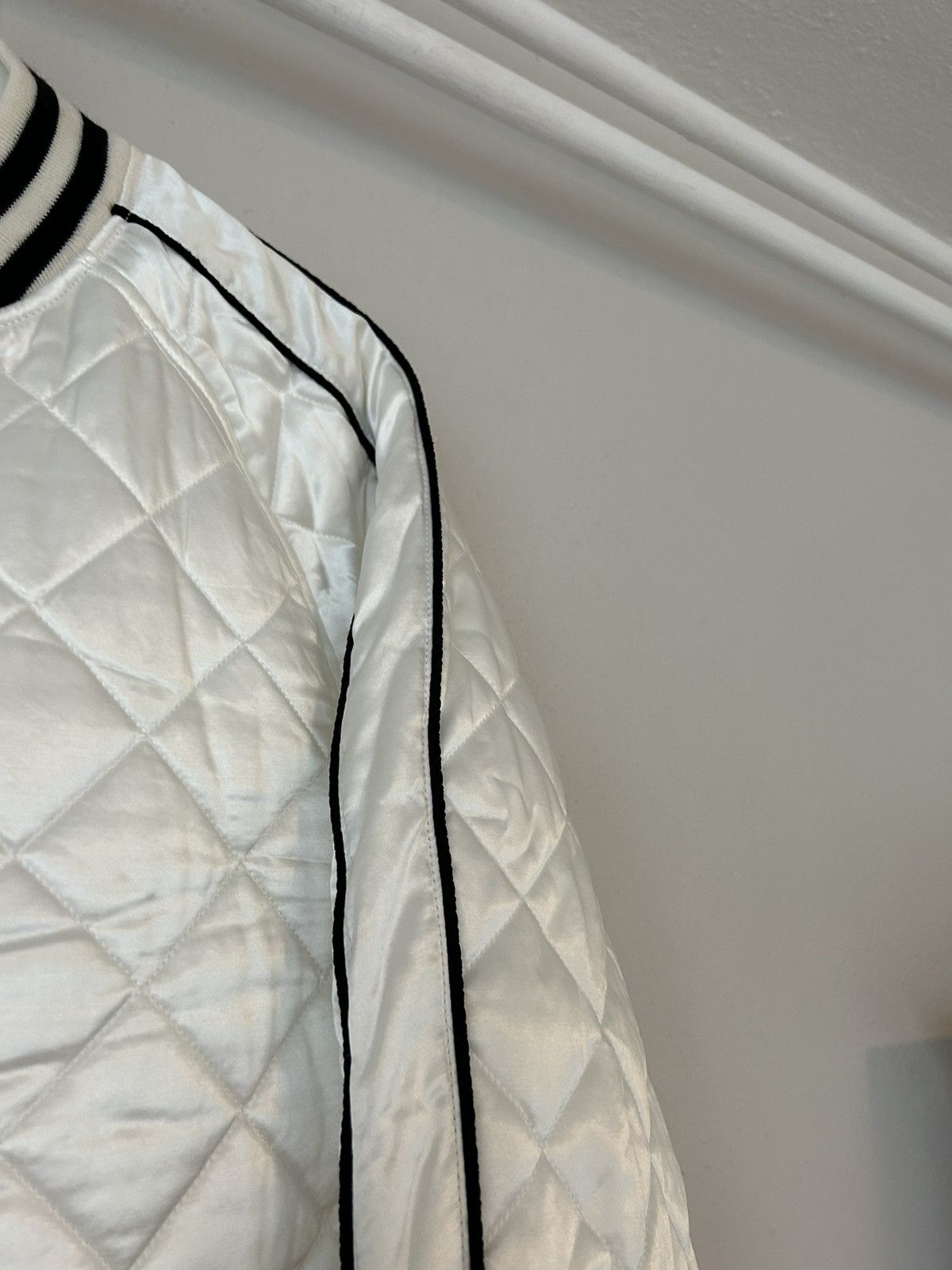 Balmain Satin Quilted Bomber Size US L / EU 52-54 / 3 - 7 Thumbnail