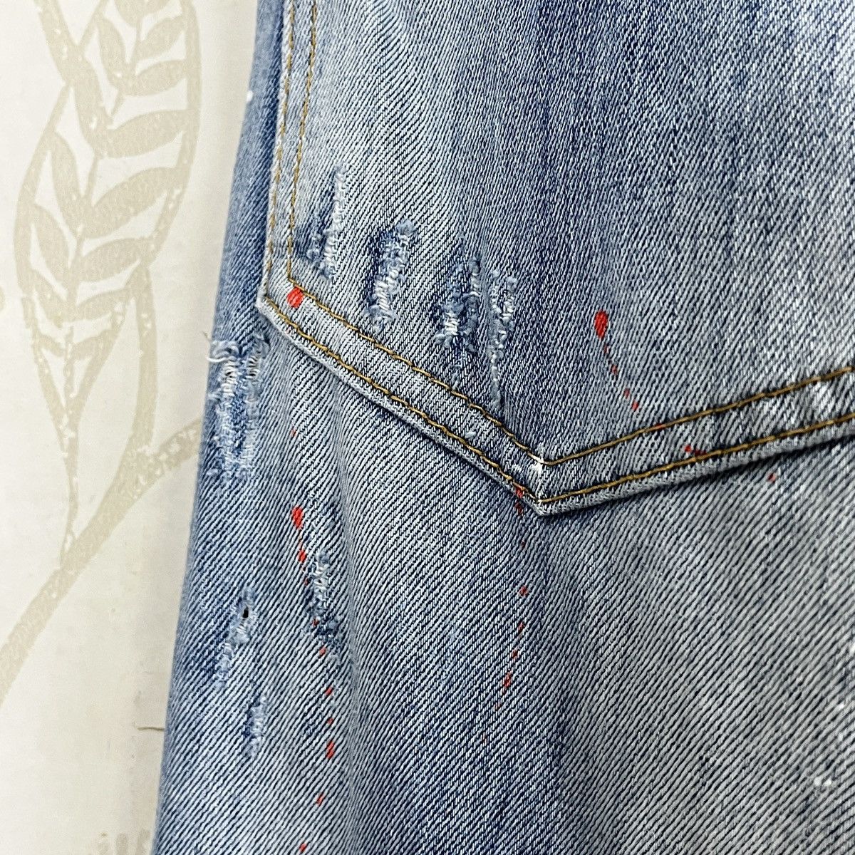 Dsquared2 DSquared2 Distressed Painters Denim Made In Italy Jeans Size US 32 / EU 48 - 17 Thumbnail