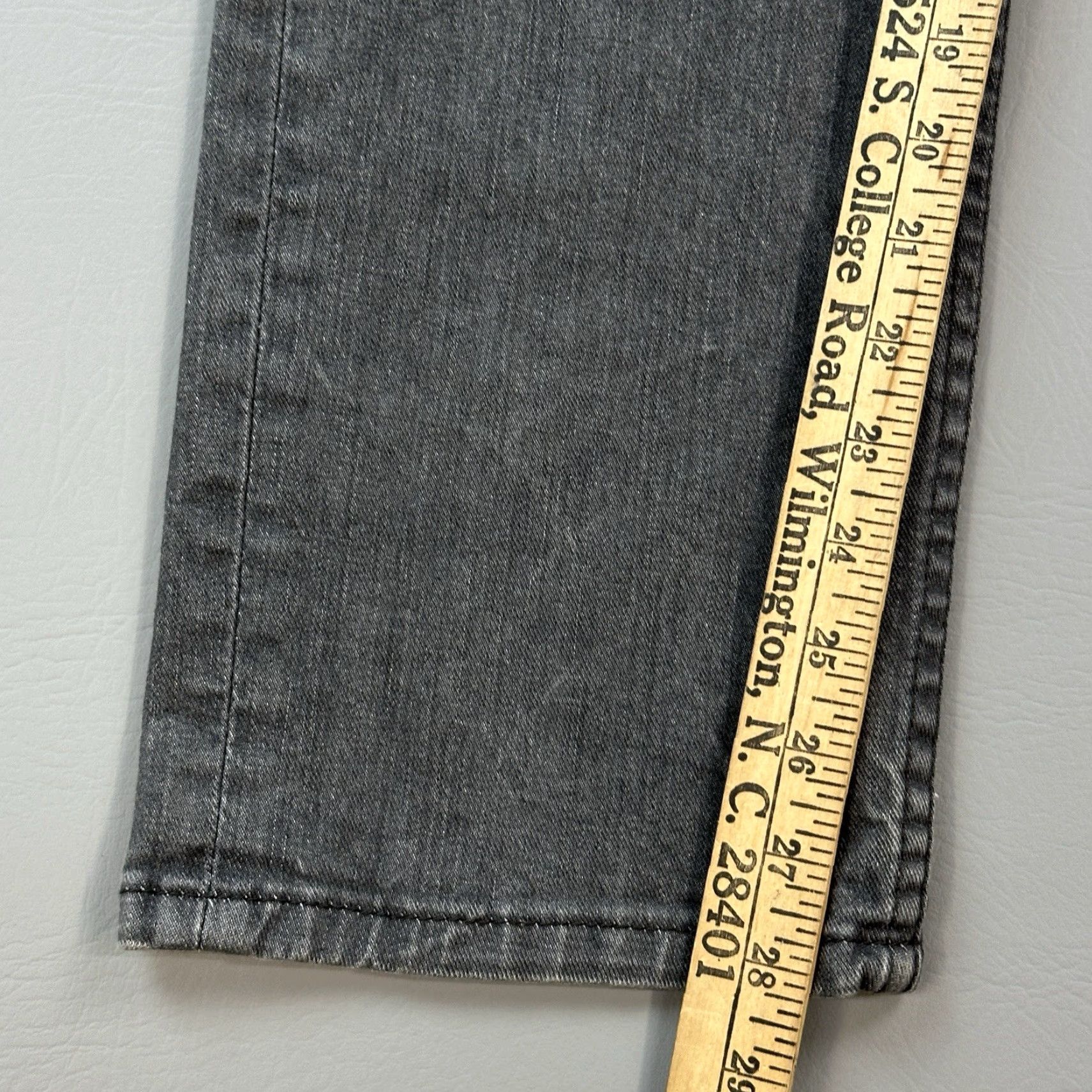 Levi's Levi's 514 Jeans Mens 32x28 Charcoal Wash Denim Straight Fit Stretch Casual Jeans Size US 32 / EU 48 - 3 Thumbnail