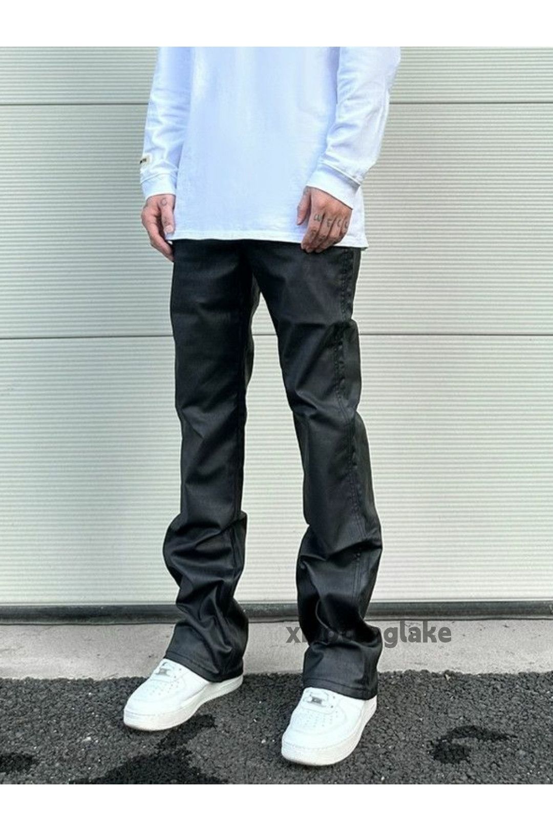 Designer × Jean × Vintage wax skate hiphop utility bootcut jeans Size US 32 / EU 48 - 6 Thumbnail