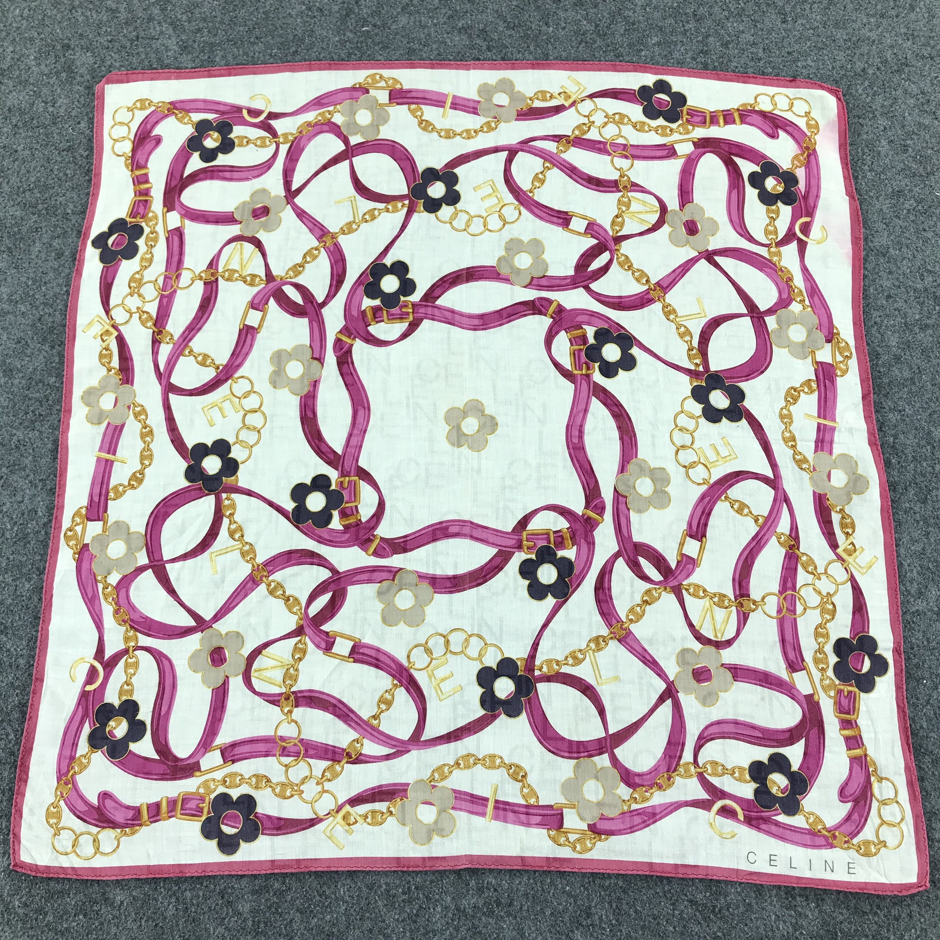 Celine Celine Handkerchief Neckerchief Bandana H494 Size ONE SIZE - 1 Thumbnail