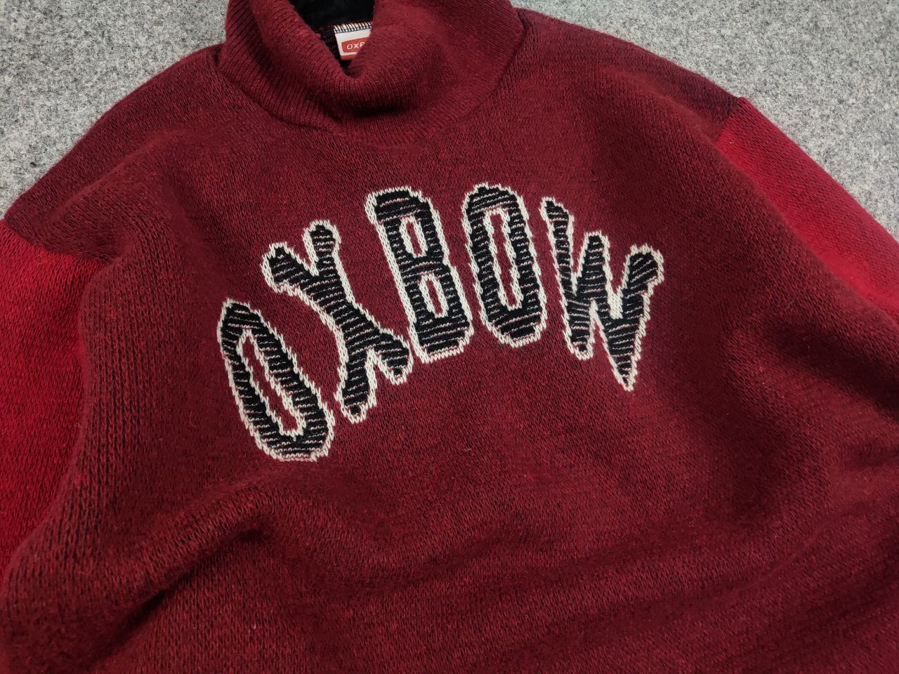 Oxbow OxBow Logo Vintage Oversized Red Knit Jumper Sweater Size US XL / EU 56 / 4 - 11 Thumbnail