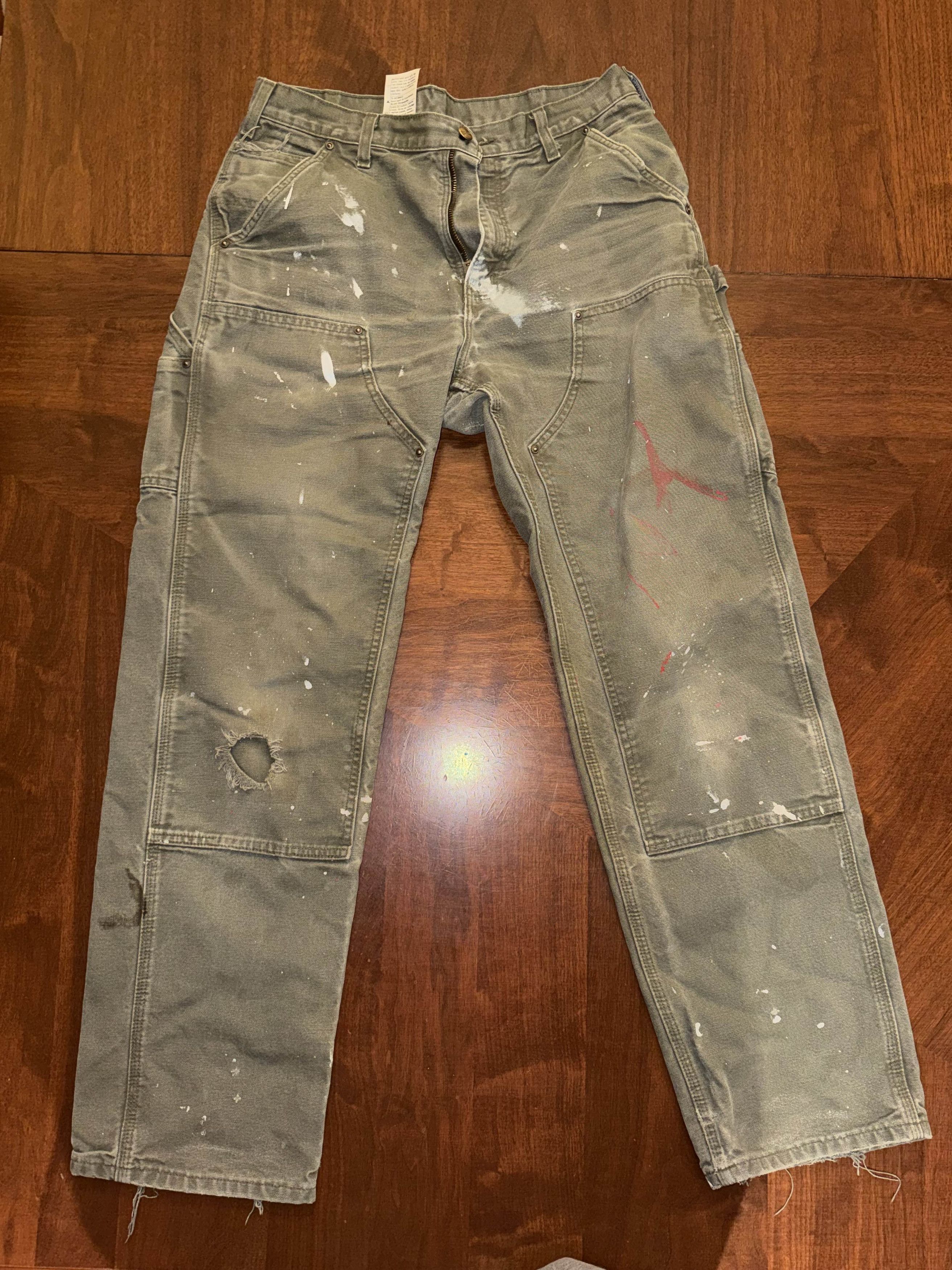 Carhartt × Vintage Vintage Destroyed Carhartt Double Knee Work