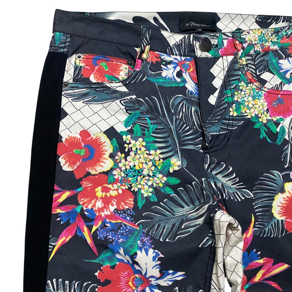 3.1 Phillip Lim SS2014 Phillip Lim Floral Jeans Stretch Size US 30 / EU 46 - 6 Thumbnail