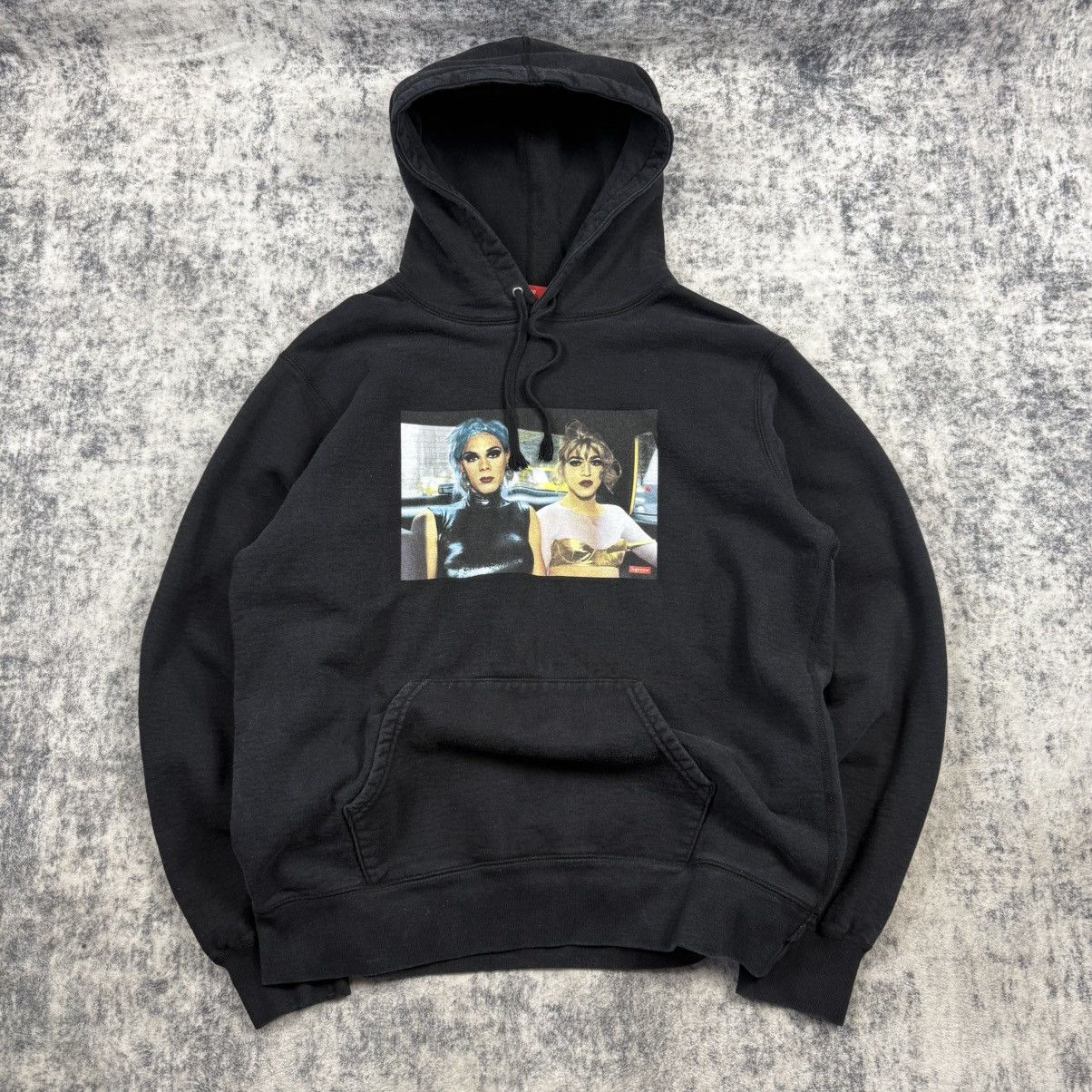 Supreme Supreme Blood and Semen Black Hoodie | Grailed