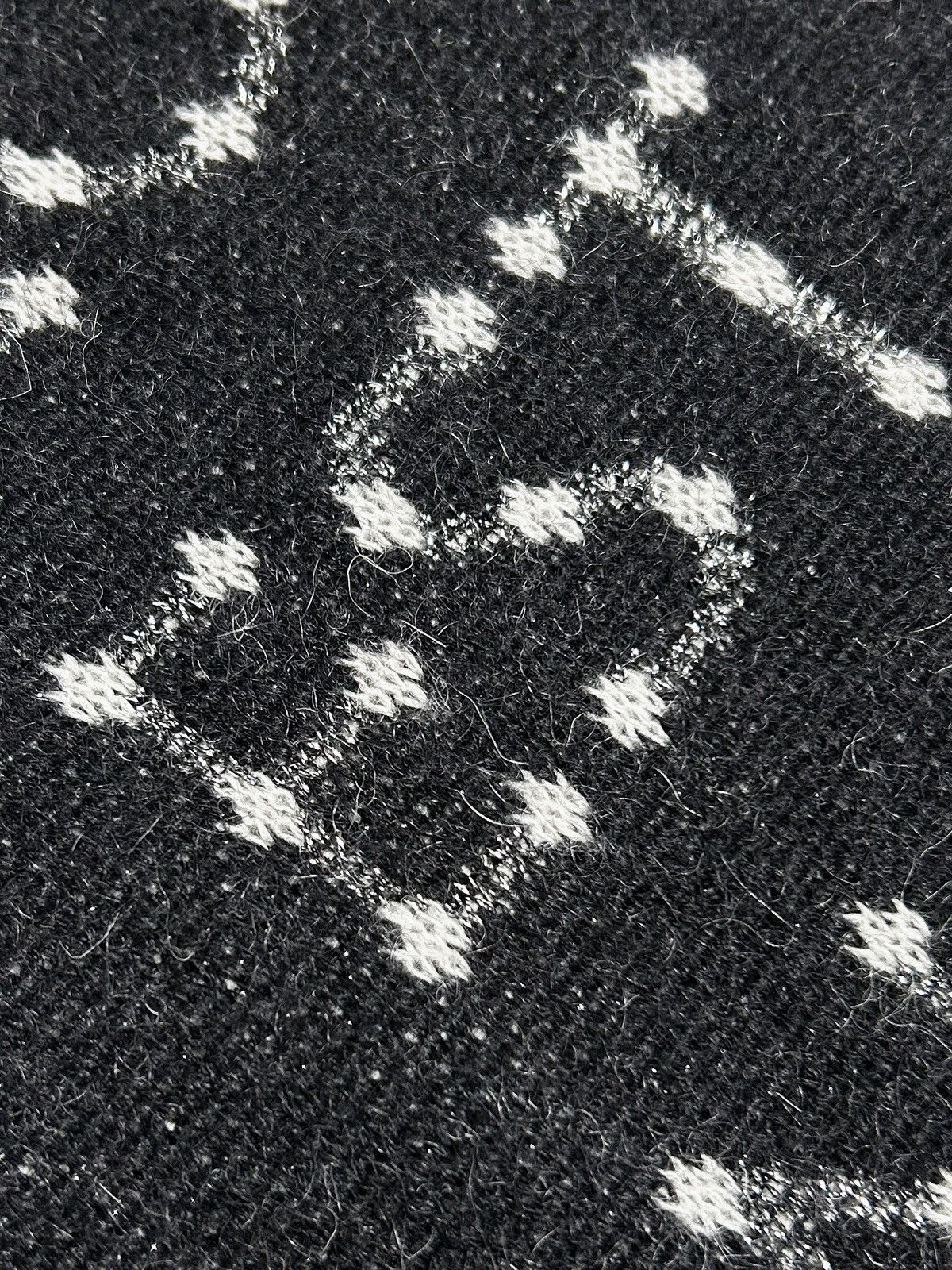Saint Laurent Paris SS2020 Courte Est La Nuit Metallic Mohair Sweater Size US M / EU 48-50 / 2 - 4 Thumbnail