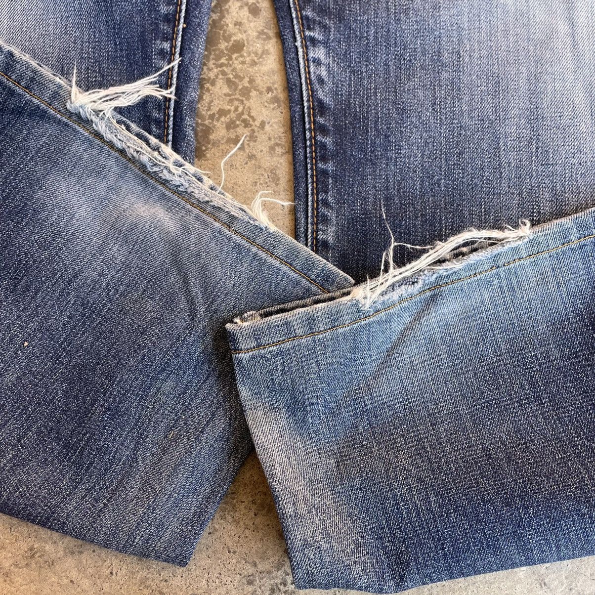 Gap 🔥Vintage GAP Stoned Washed Ripped Distress Denim Jeans Size US 39 - 7 Thumbnail