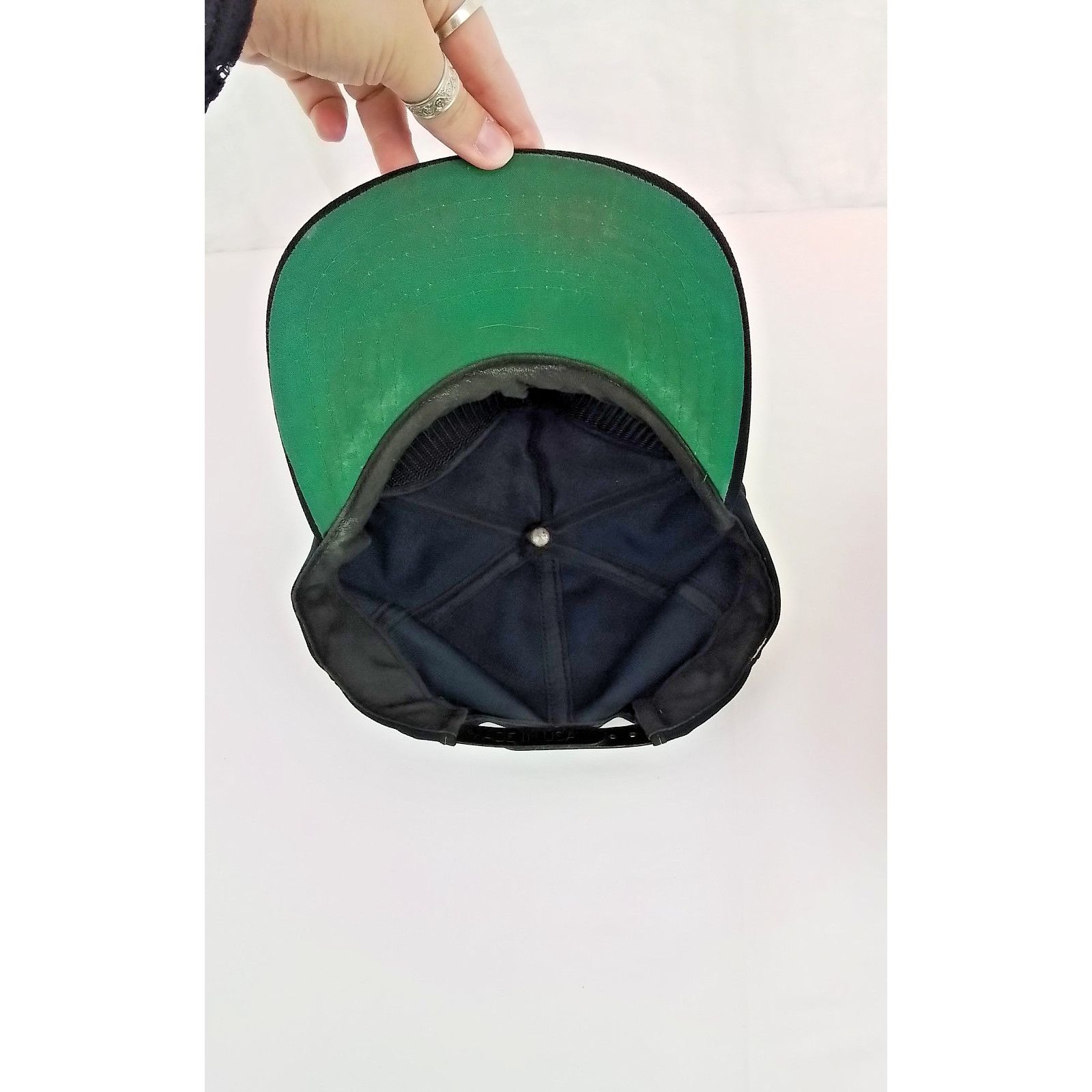 Adams USS Charles F. Adams DDG-2 Snapback Hat Navy Blue Embroidery Size ONE SIZE - 7 Thumbnail