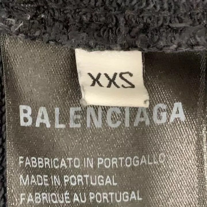 Balenciaga Balenciaga Back Logo word Mother print black and grey hoode Size US XXS / EU 40 - 6 Thumbnail