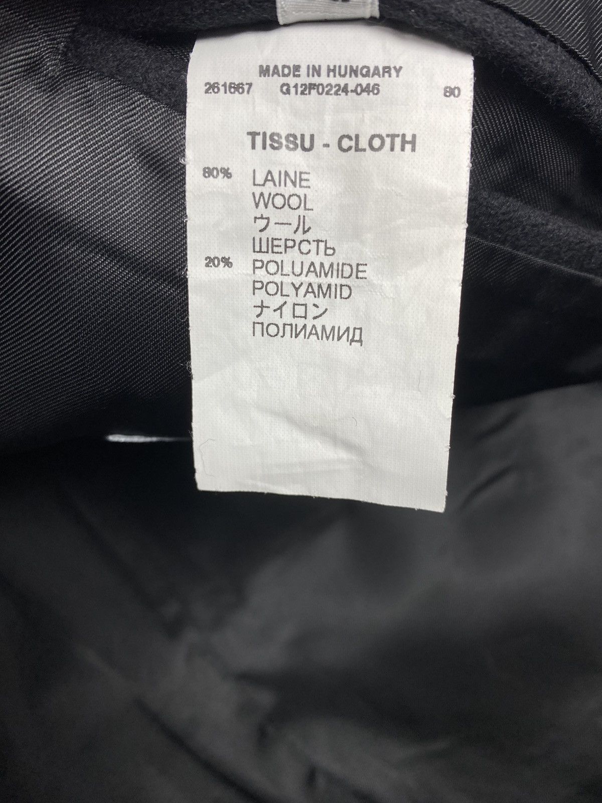 Givenchy Givenchy Paris Black Wool Tailored Overcoat Size L Size US L / EU 52-54 / 3 - 13 Thumbnail