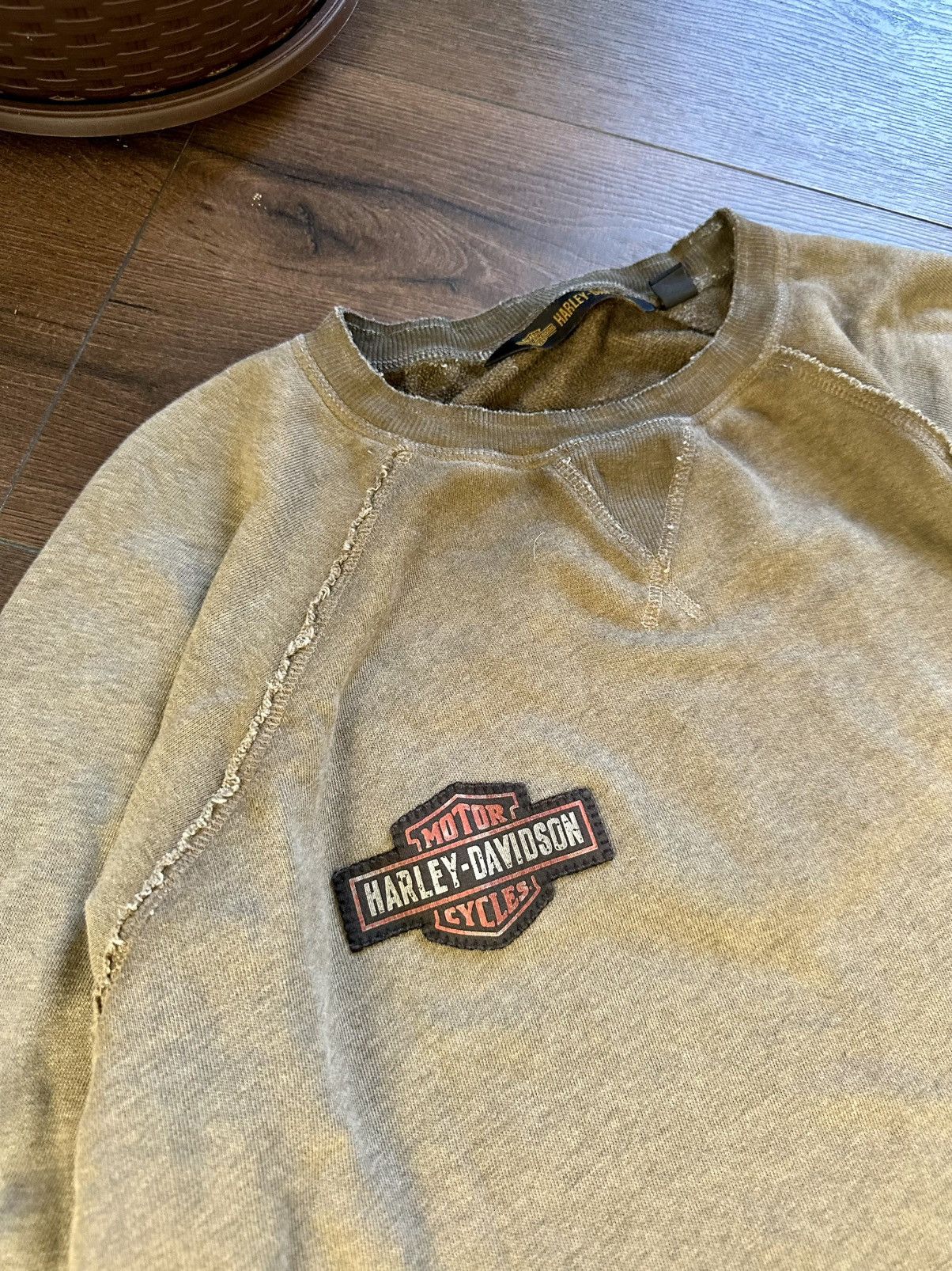 Harley Davidson Vintage Harley Davidson Back Spikes Sweatshirt Size US XL / EU 56 / 4 - 8 Thumbnail