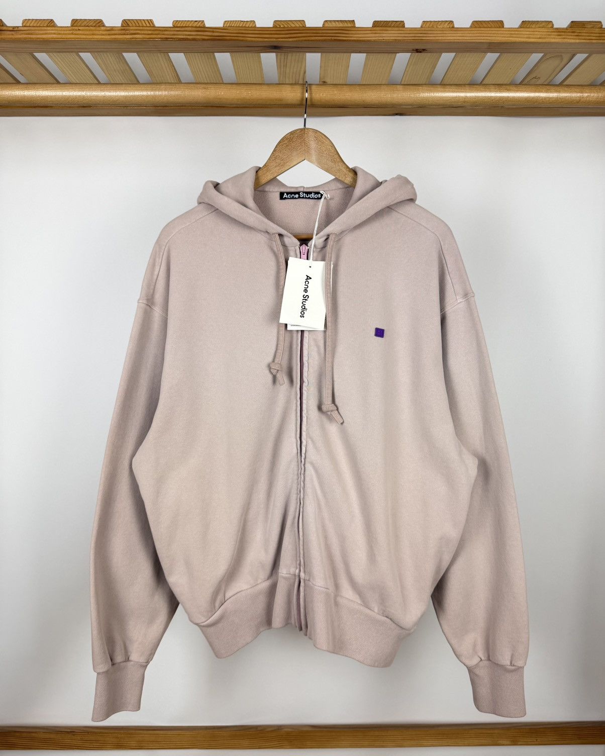 Acne Studios Acne Studios Oversized Pink Hoodie Size S Size US S / EU 44-46 / 1 - 1 Thumbnail