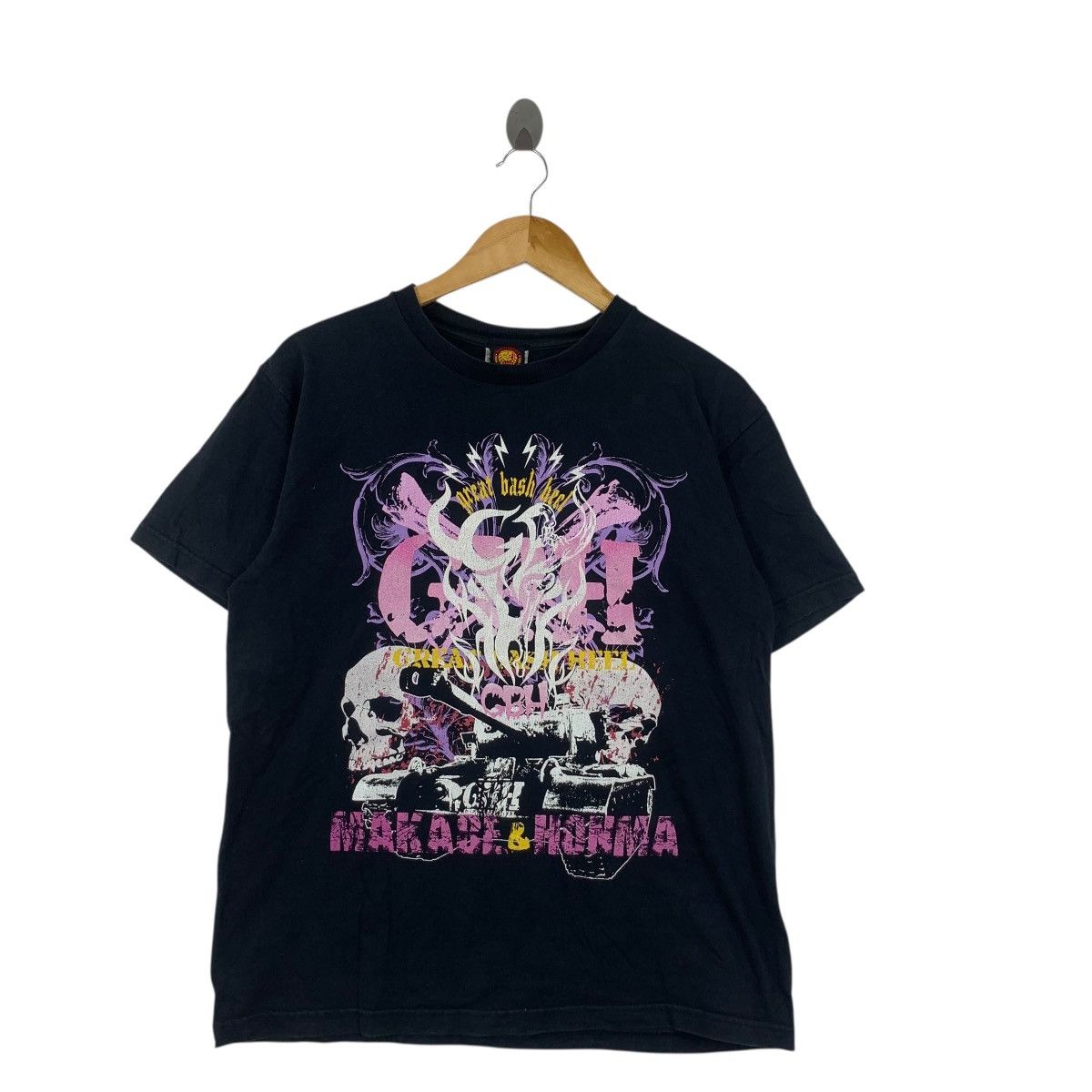 Other NJPW JAPAN WRESTLING Togi Makabe Tomoaki Honma Tee Shirt Top Size US L / EU 52-54 / 3 - 4 Thumbnail