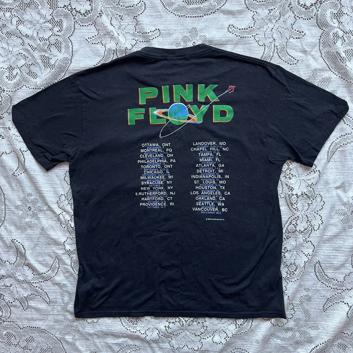 Vintage Pink Floyd Men's T-Shirt 1987 XL Tour Dark Side of The Moon Size US XL / EU 56 / 4 - 5 Thumbnail