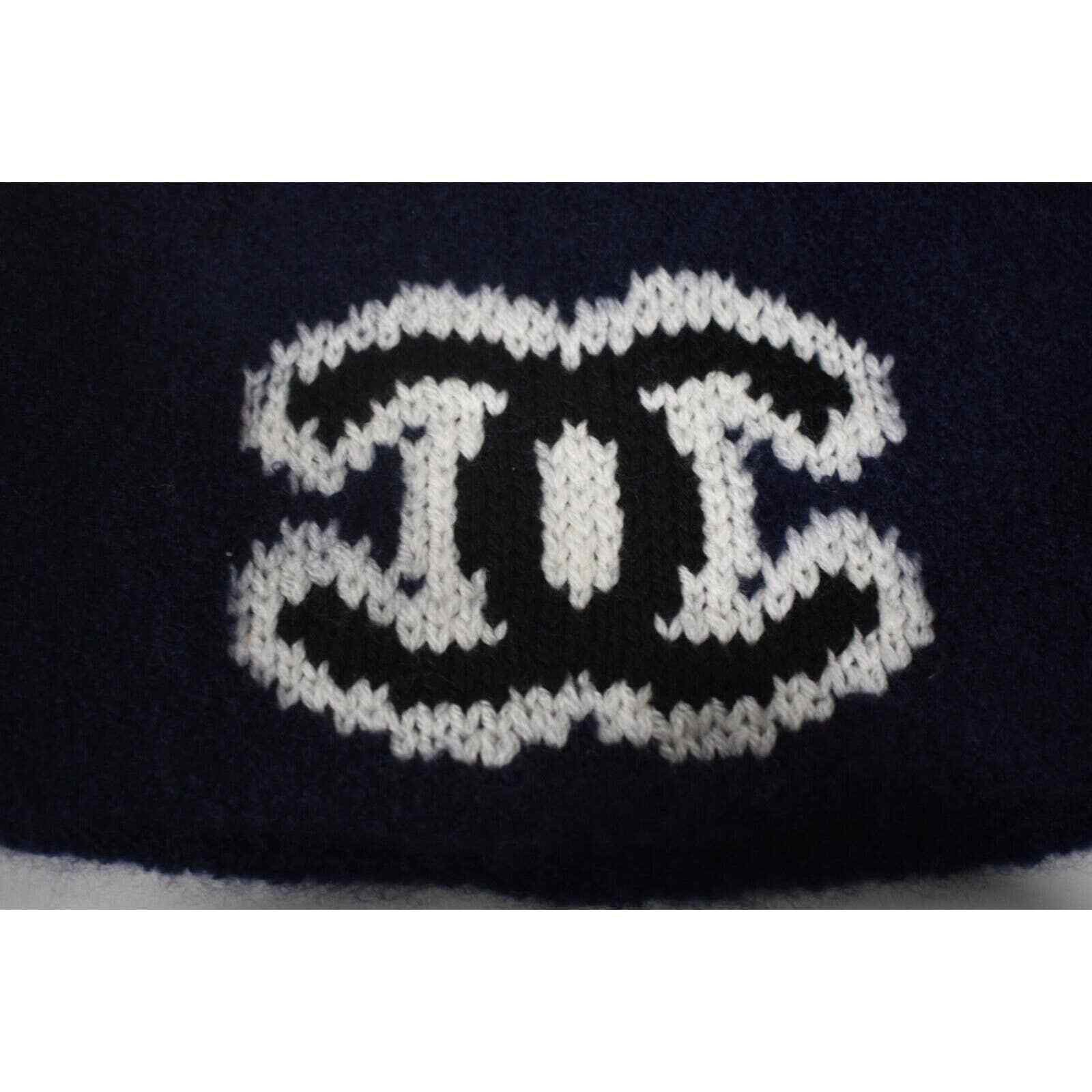 Chanel Chanel Wool Cashmere Black CC Logo Beanie Winter Hat Cloche Size ONE SIZE - 3 Thumbnail