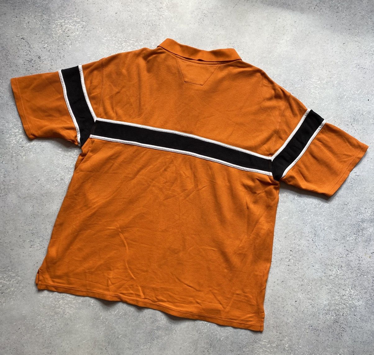 Harley Davidson Vintage Harley Davidson Mens Polo Shirt With Big Logo Size US XL / EU 56 / 4 - 5 Thumbnail
